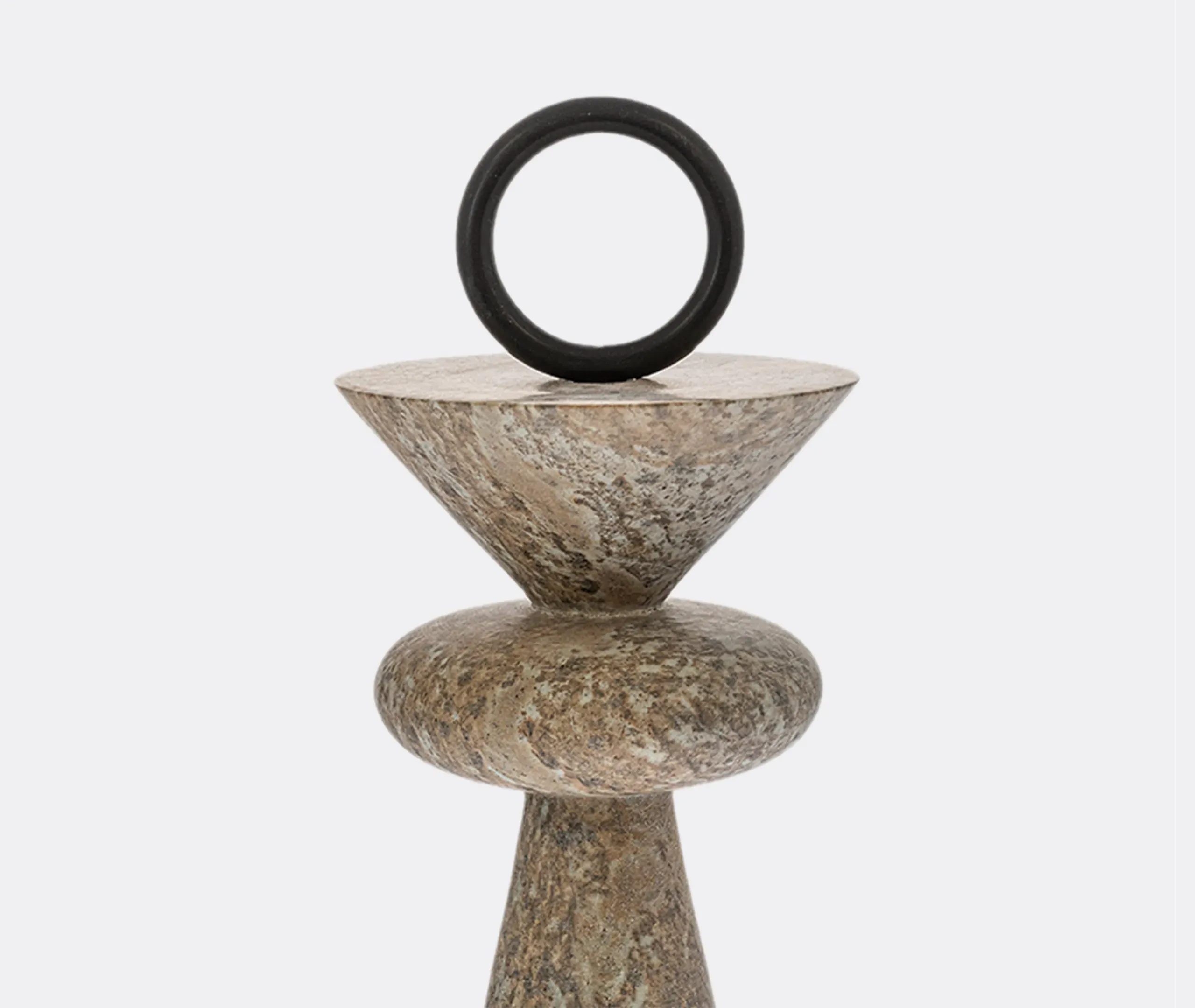 Tall Decorative Totem 02 - Multicolor, Soapstone