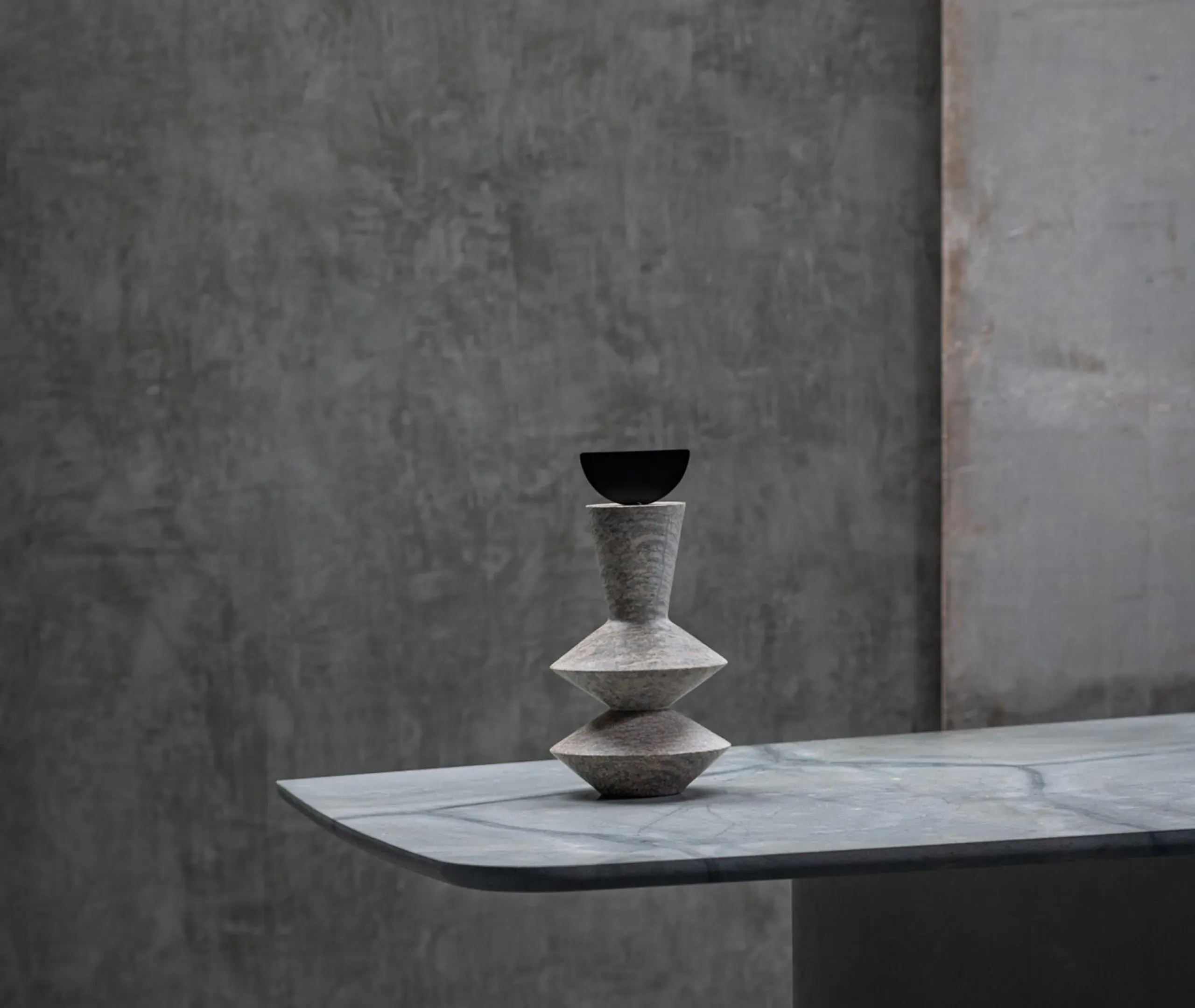 Tall Decorative Totem 03 - Multicolor, Soapstone