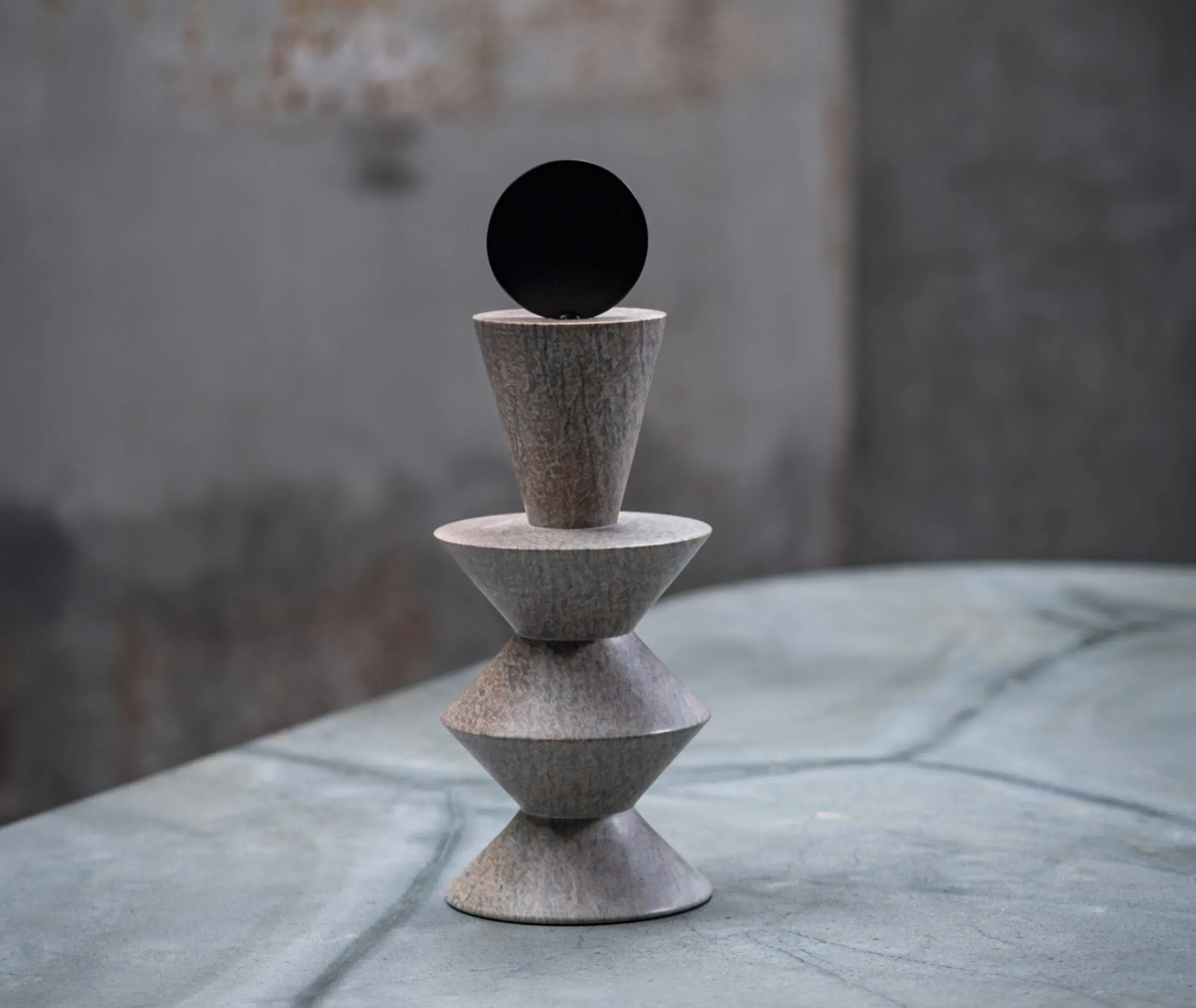Tall Decorative Totem 04 - Multicolor, Soapstone
