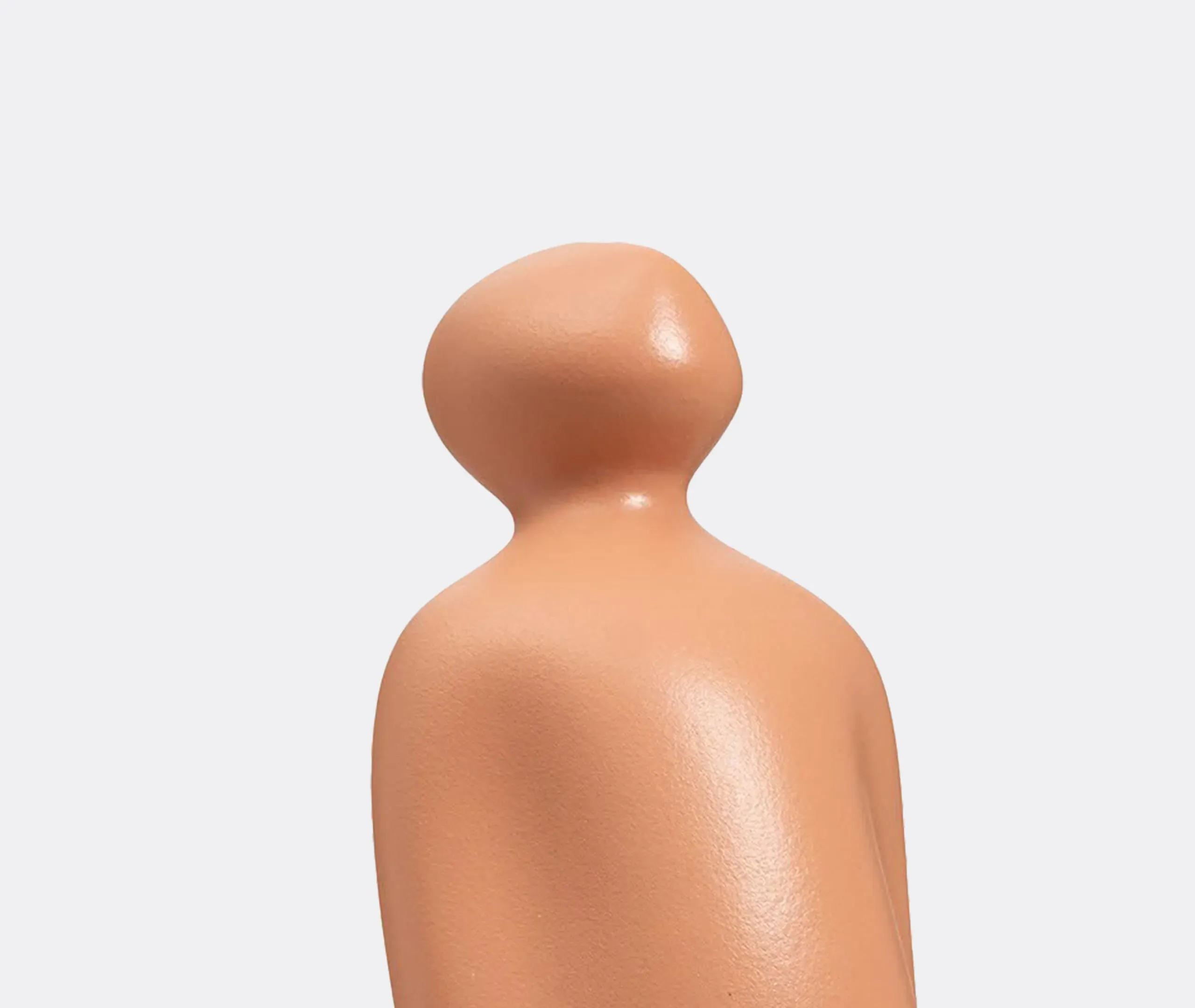 The Visitor by Guido Deleu Small Decorative Sculpture - Pink, Ceramic alternate view