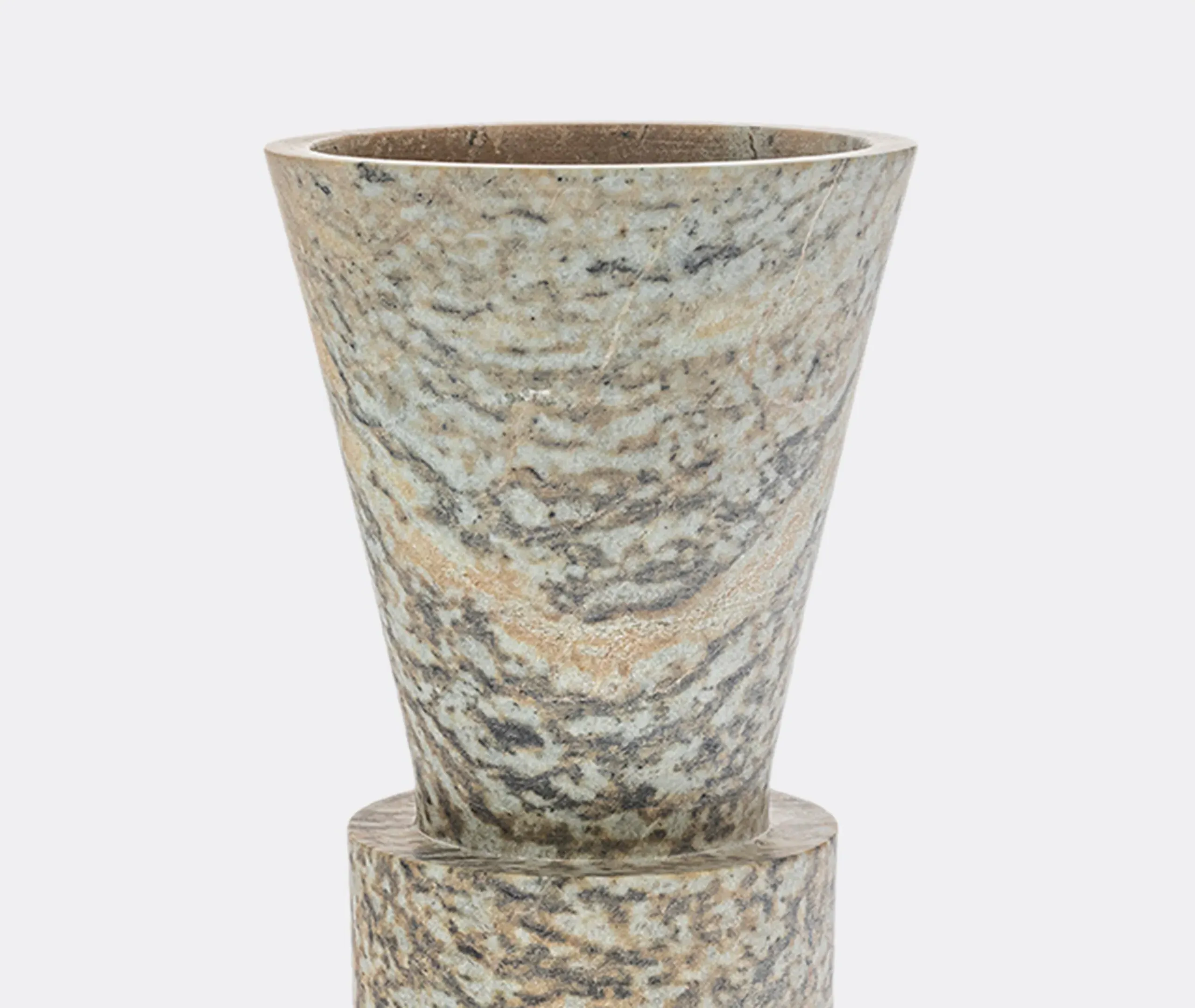 Totem Decorative Vase 06 - Multicolor, Soapstone