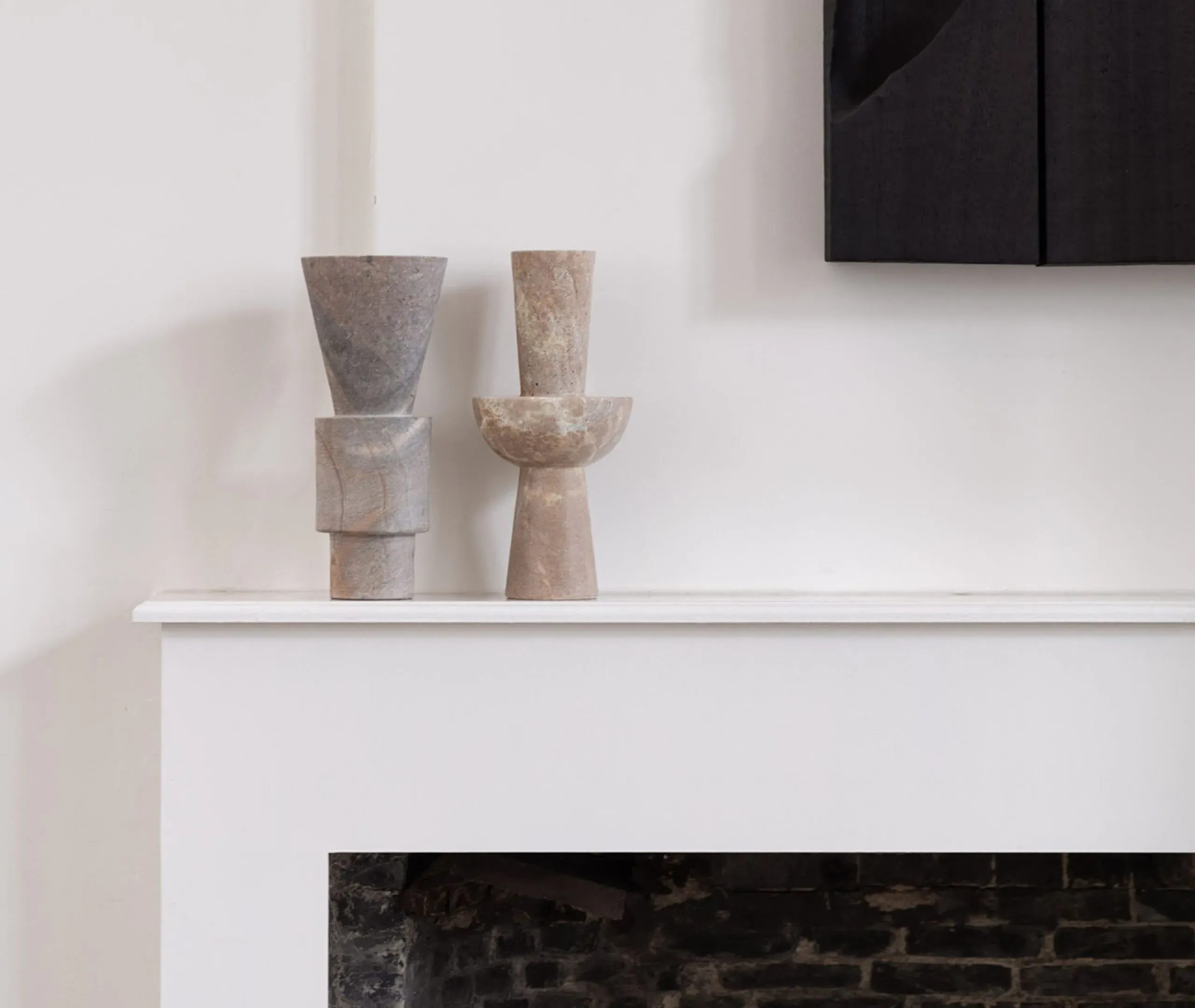Totem Decorative Vase 06 - Multicolor, Soapstone