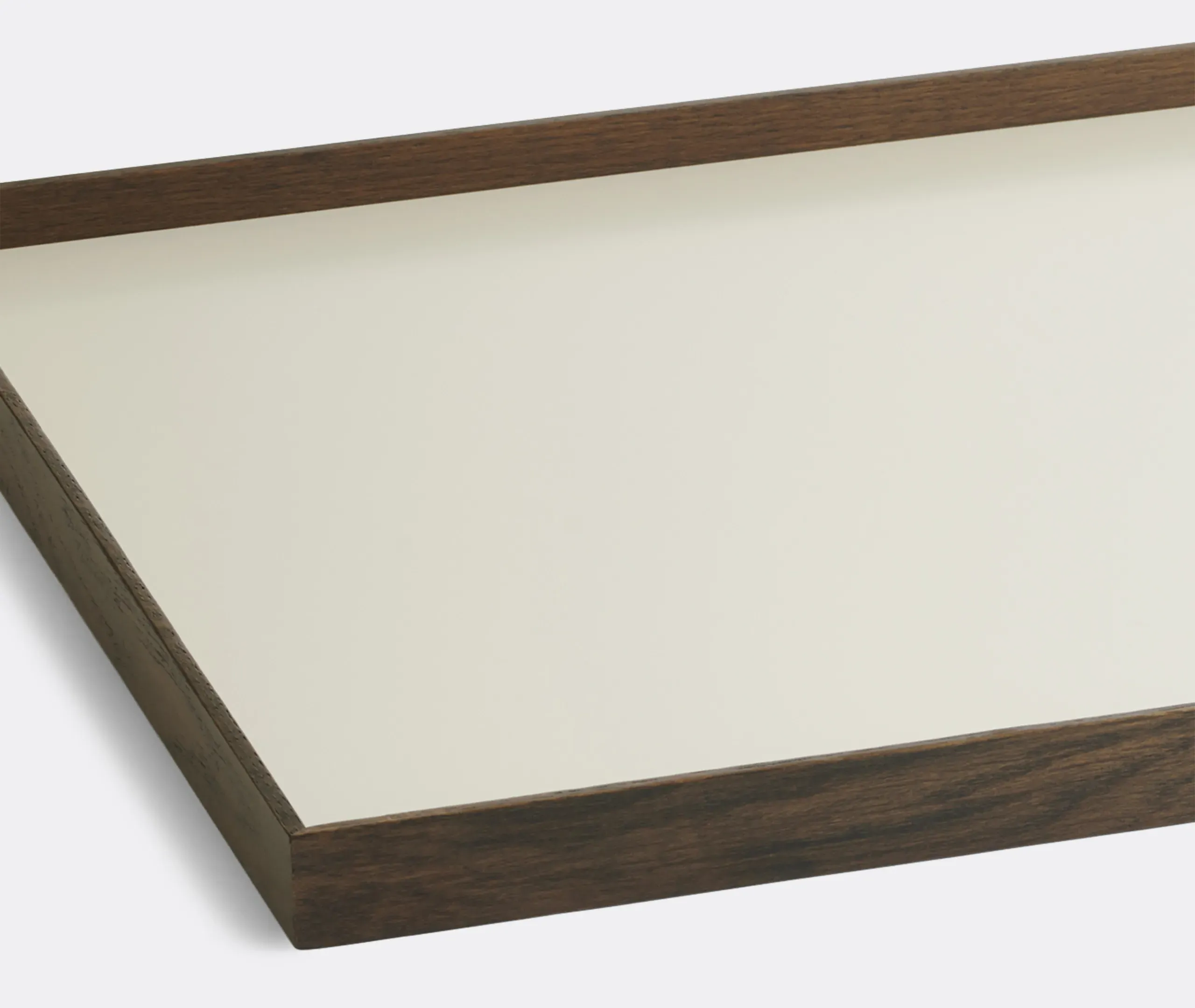Frame Large Serving Tray - Beige, Smoked Oak