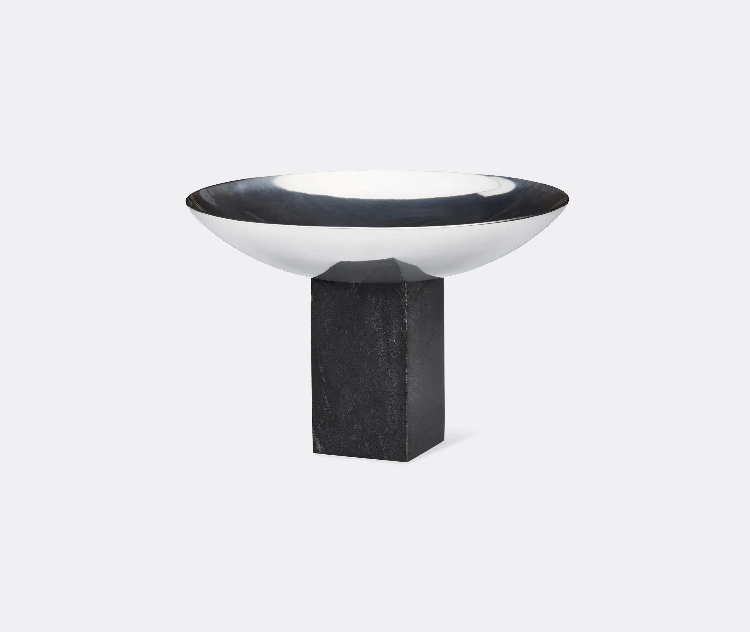 Medium Bowl with Marble Base - Multicolor image