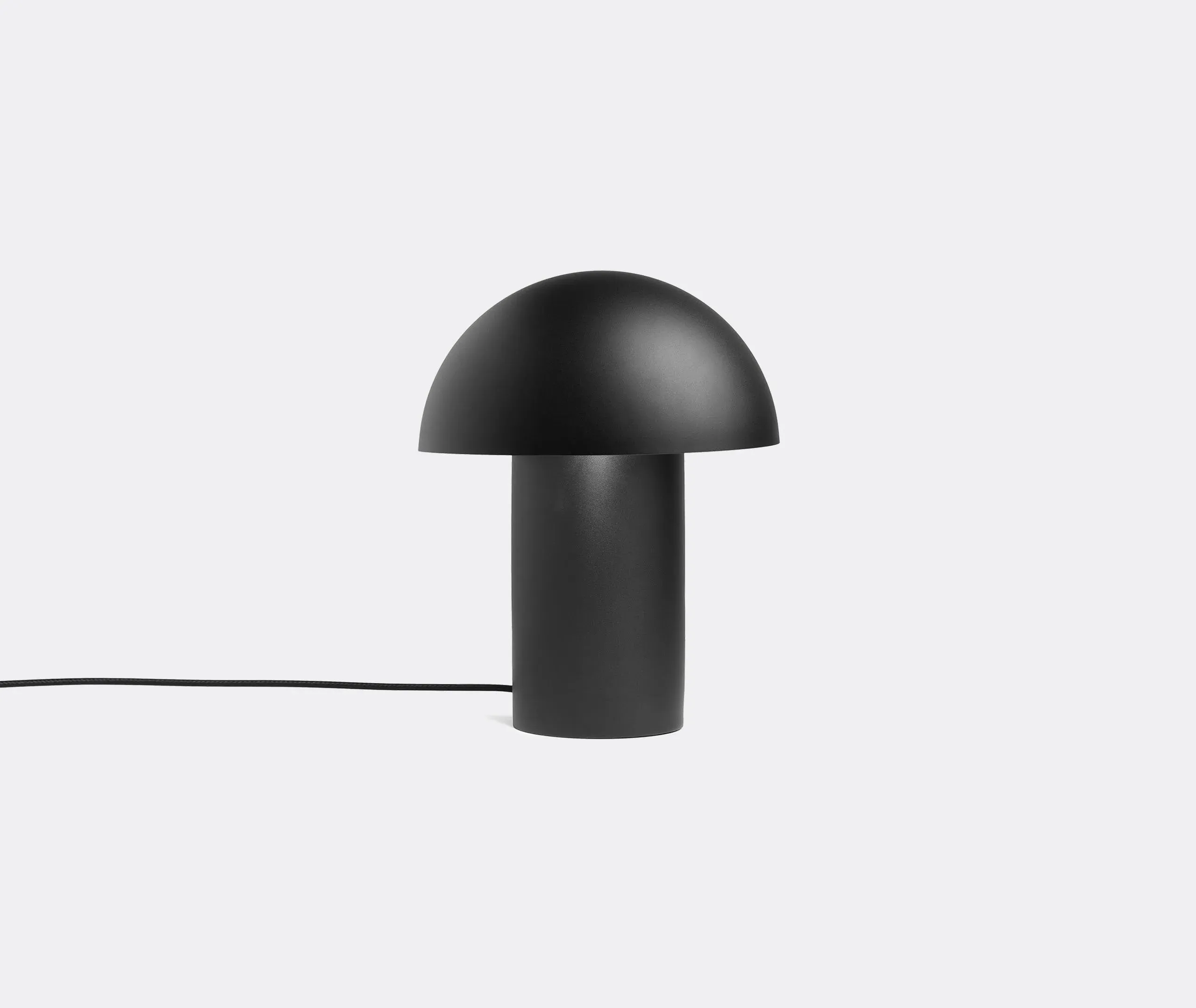 Table Lamp with Concrete Base - Black, Metal