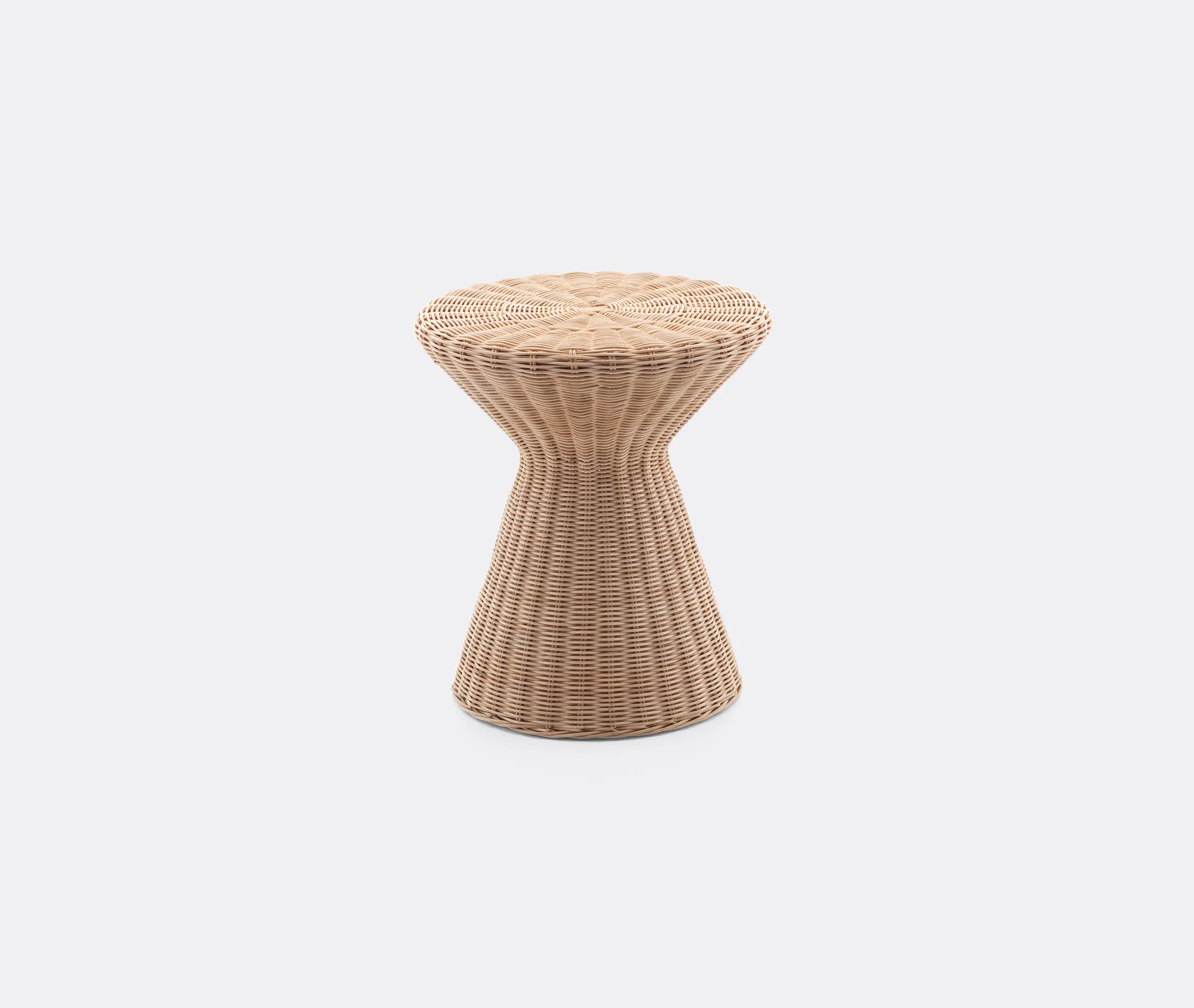 Bolla 12 Side Table - Beige, Rattan