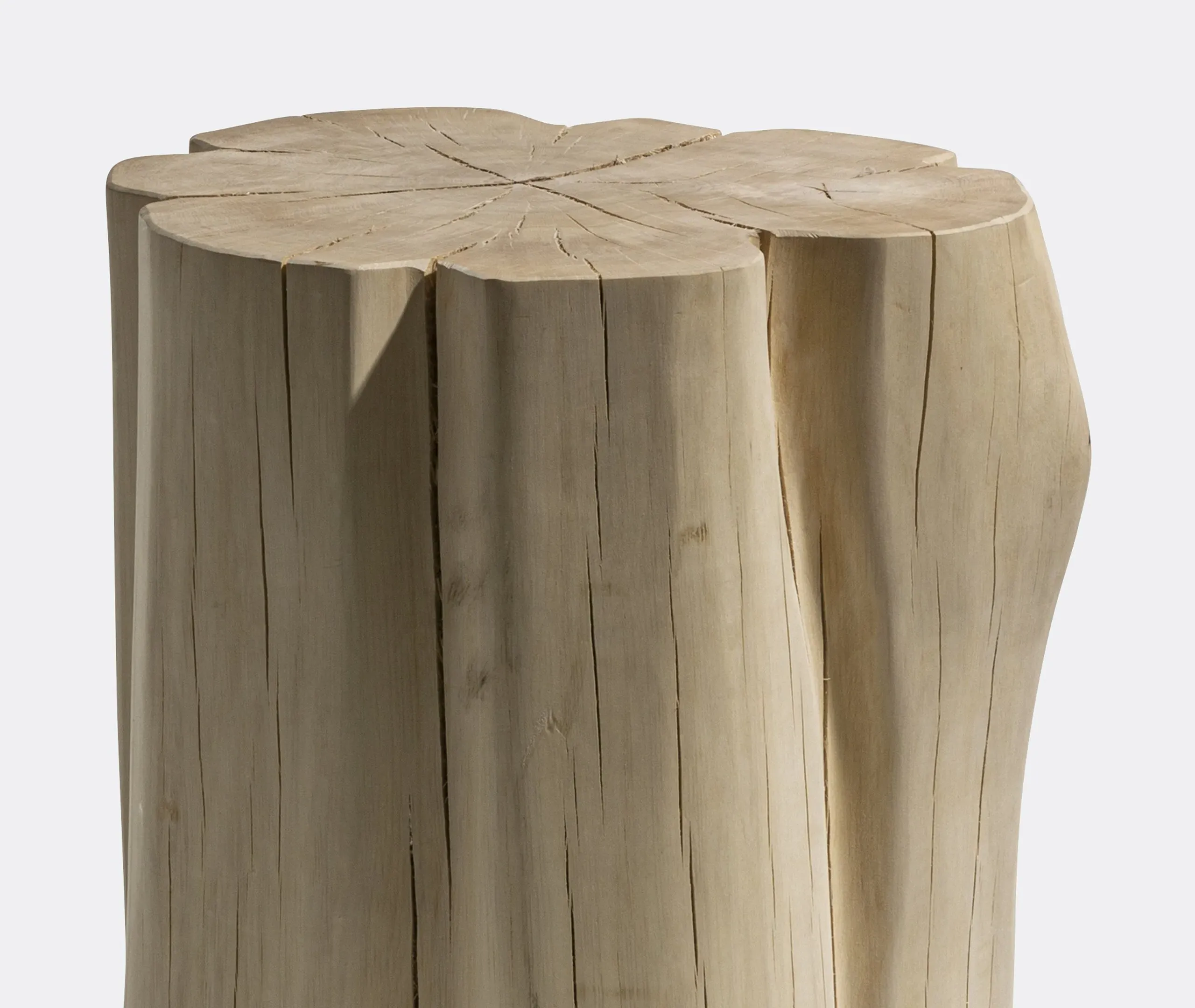 Brick Small Side Table - Beige, Hornbeam