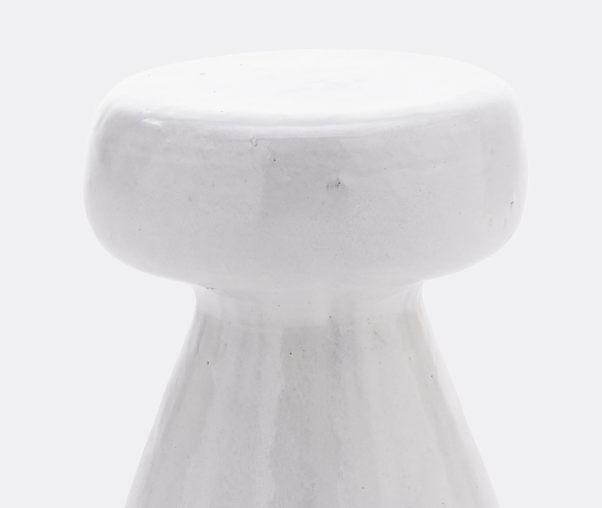 Inout 44 Side Table - White, Concrete