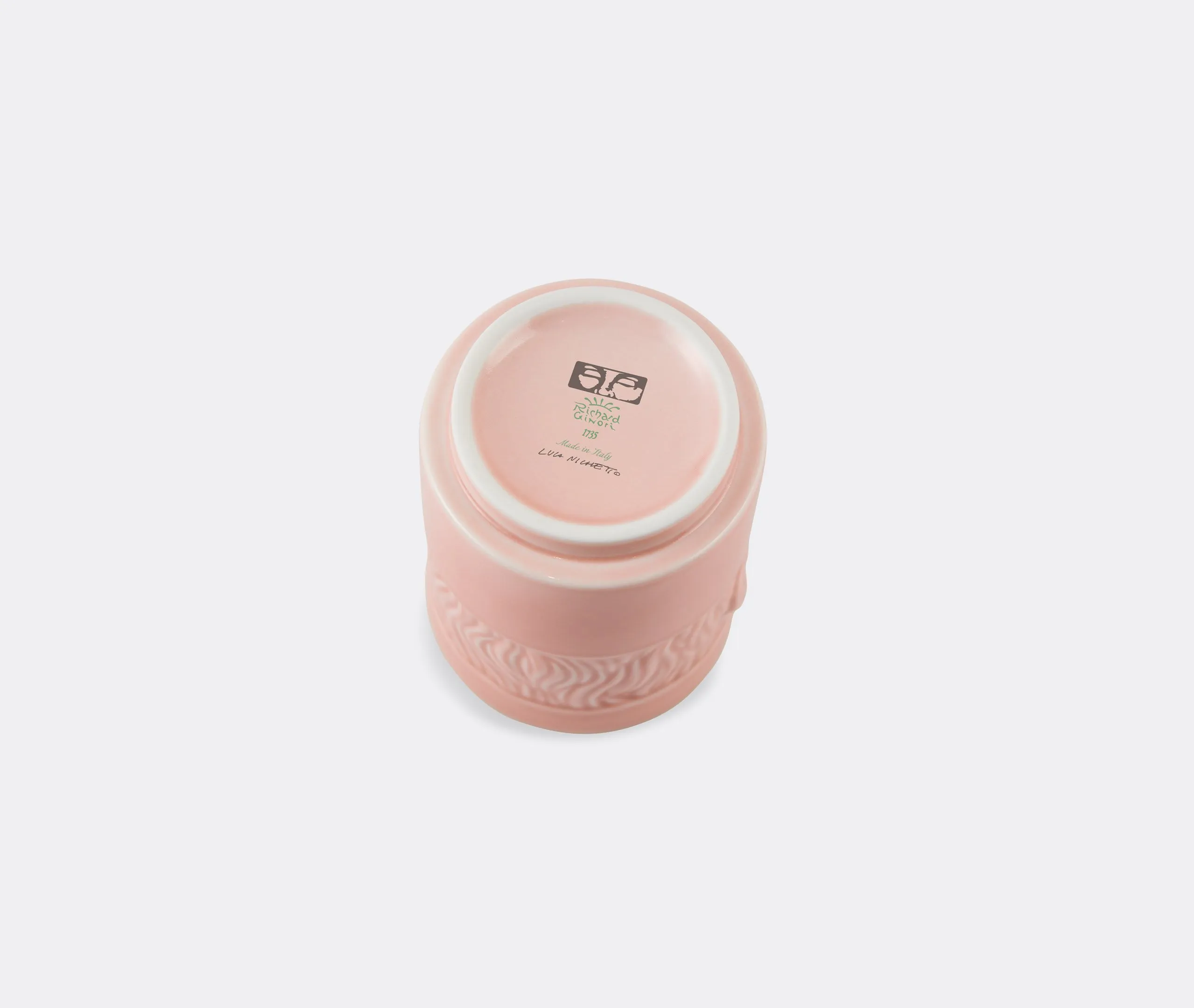 Companion Candle with Lid - Pink, Porcelain