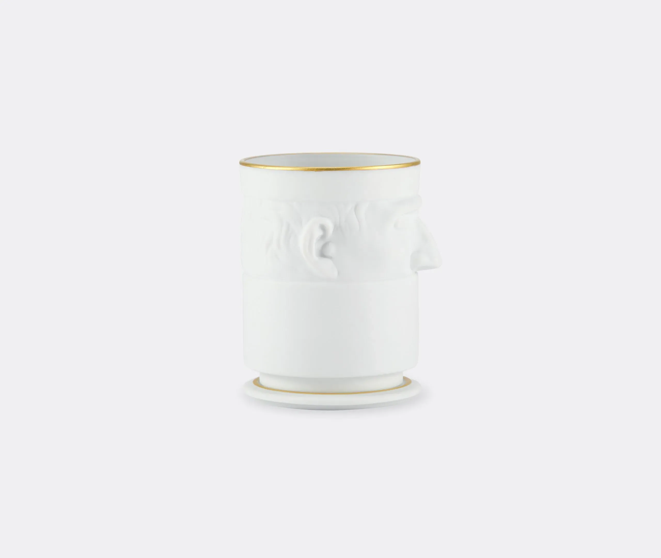 Companion Candle with Lid - White, Porcelain