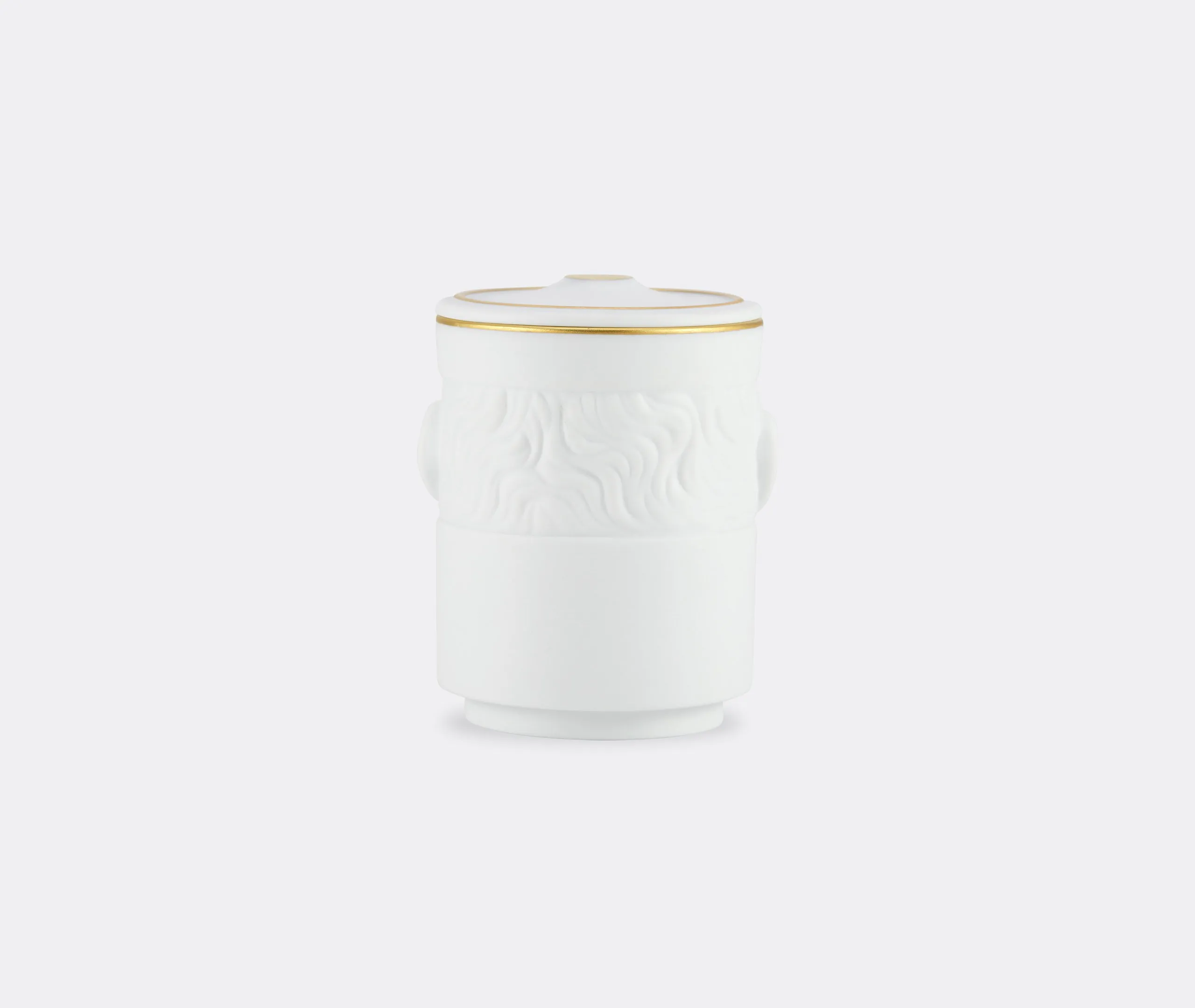 Companion Candle with Lid - White, Porcelain