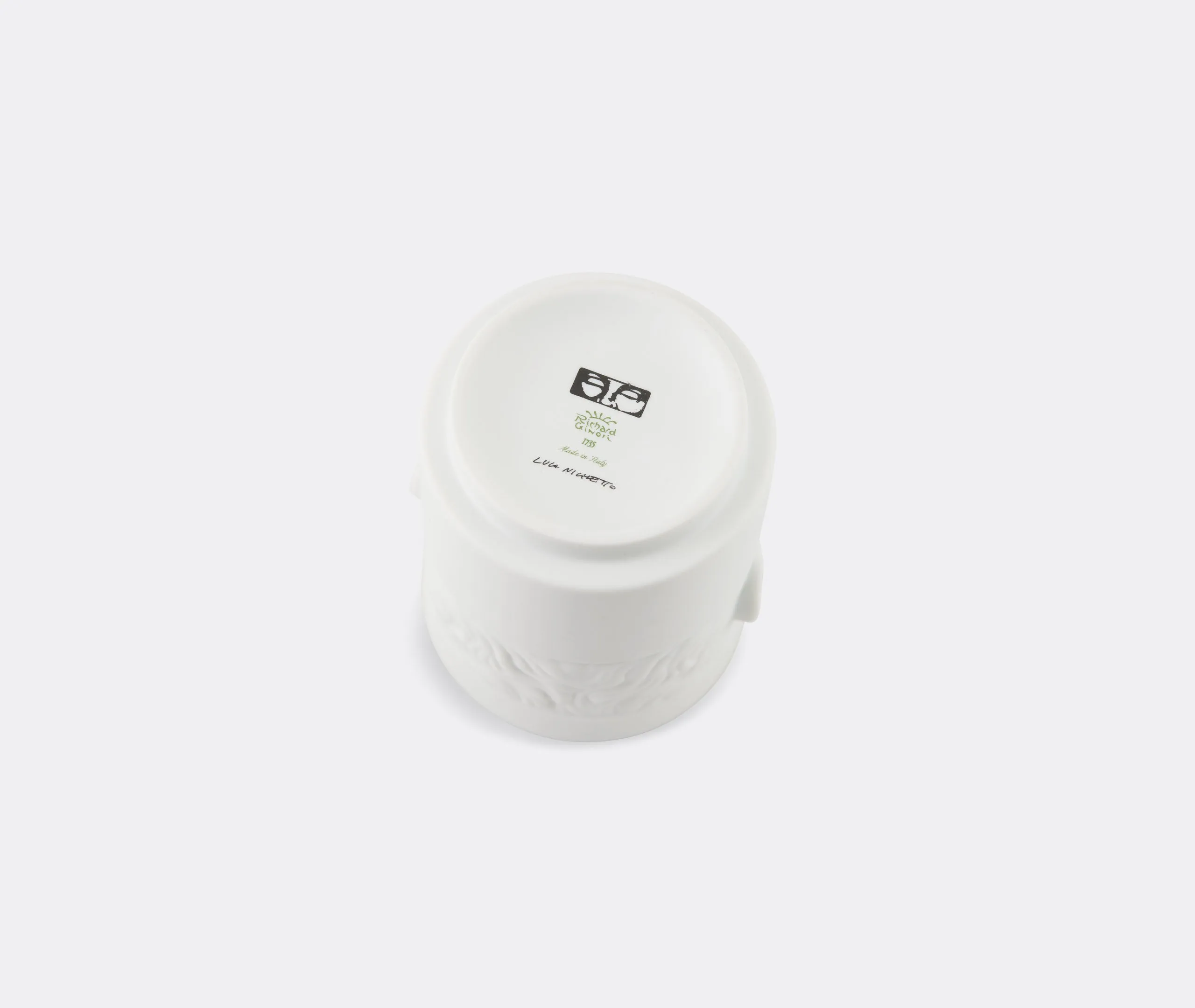 Companion Candle with Lid - White, Porcelain