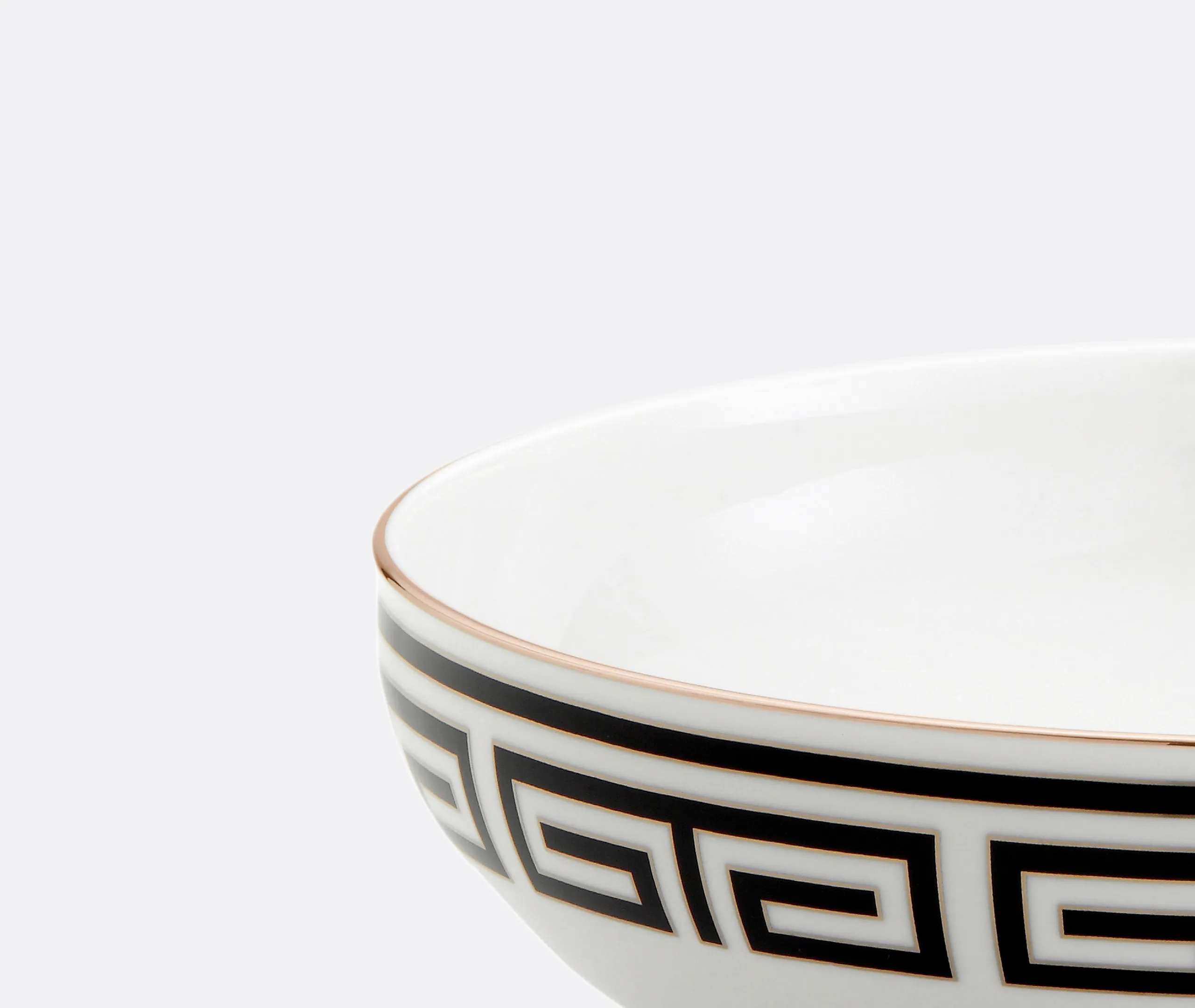 Labirinto Salad Bowl - Black, Porcelain alternate view