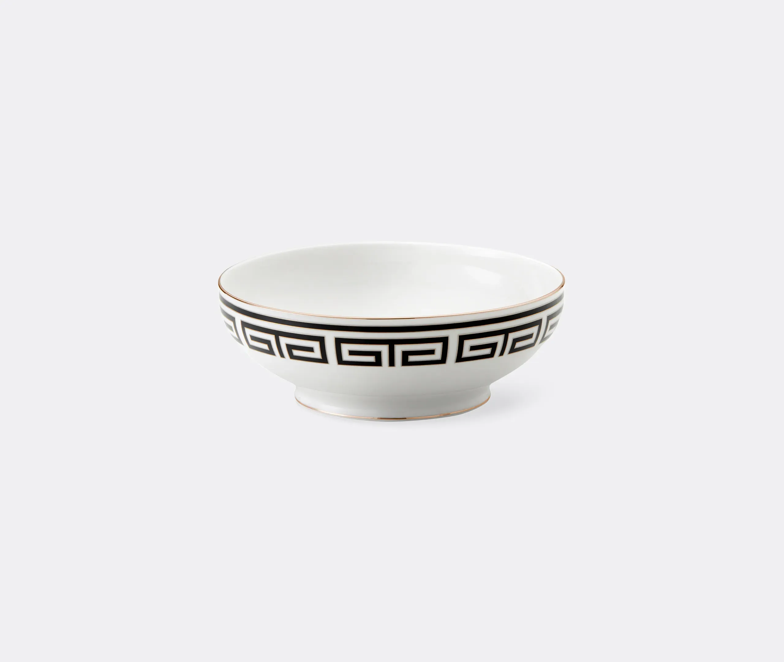 Labirinto Salad Bowl - Black, Porcelain product