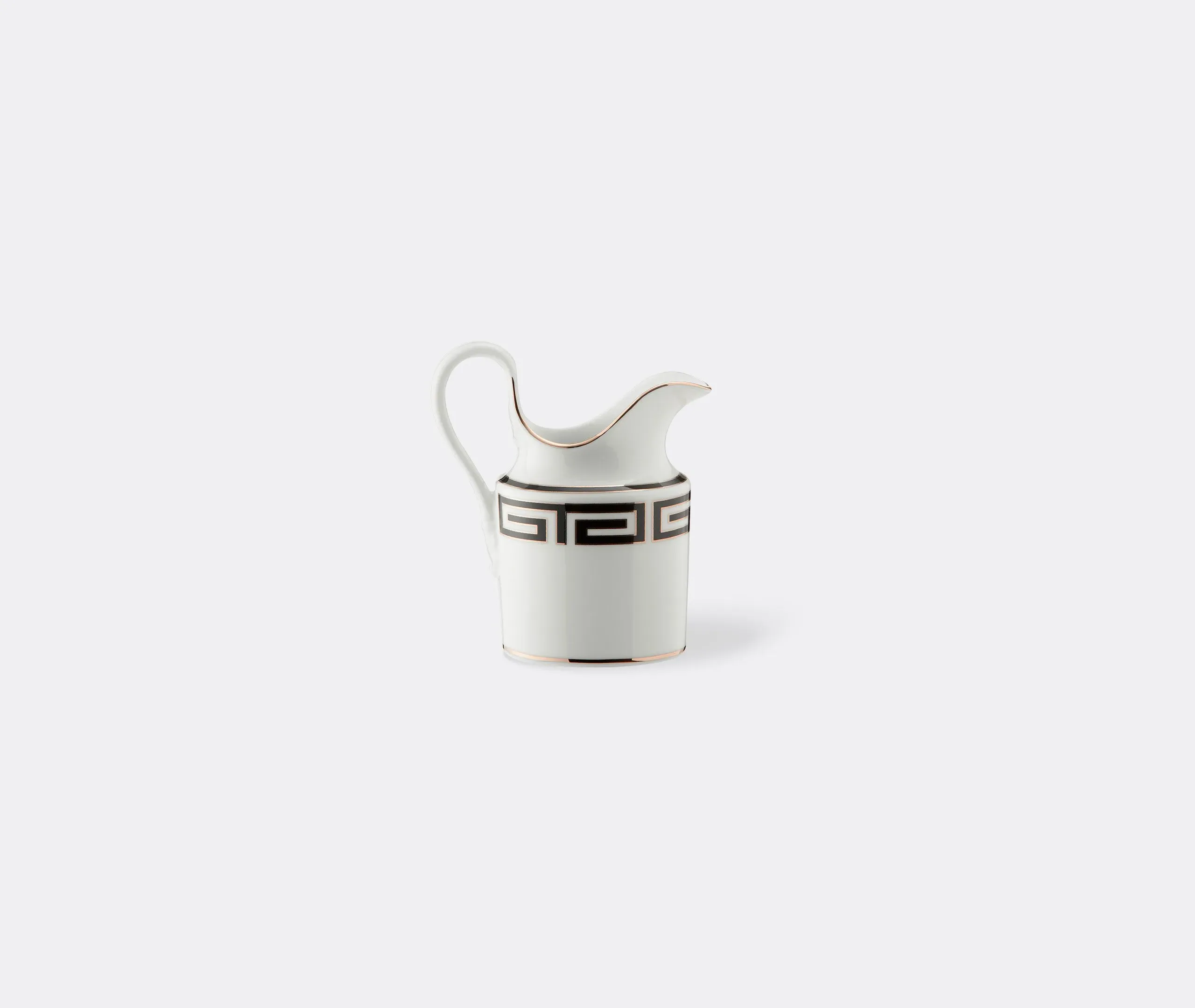 Milk Jug with Maze Pattern - Black, Porcelain image