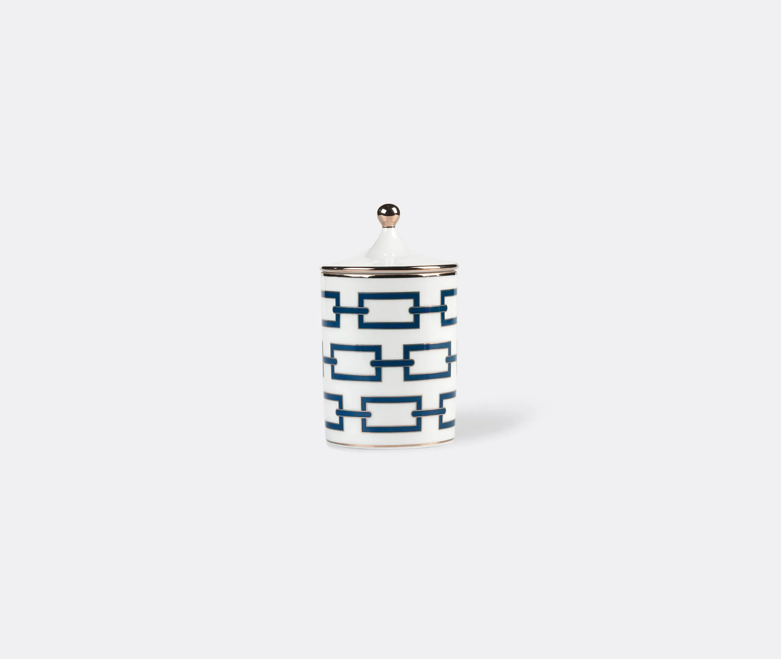 Porcelain Scented Candle - Blue, Ceramic image