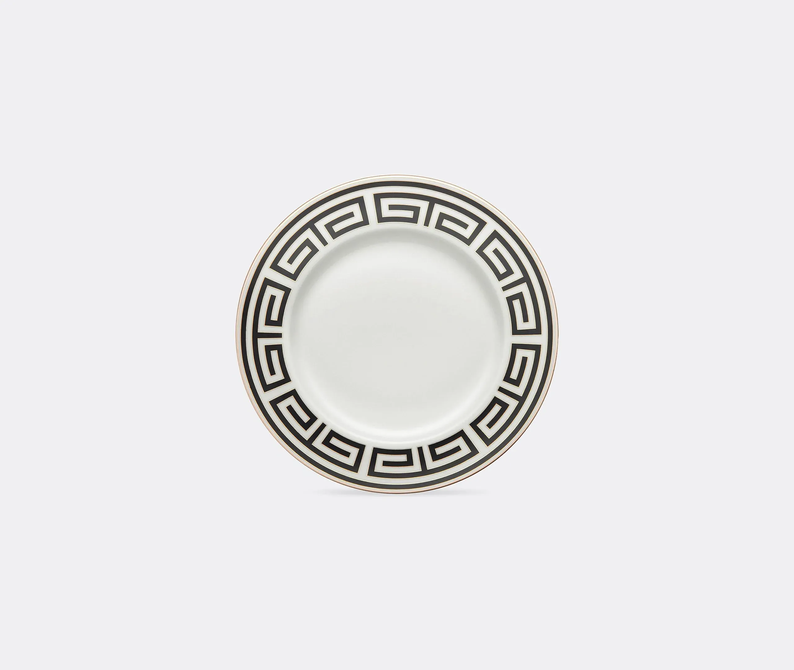 Round Platter with Maze Pattern - Black, Porcelain image