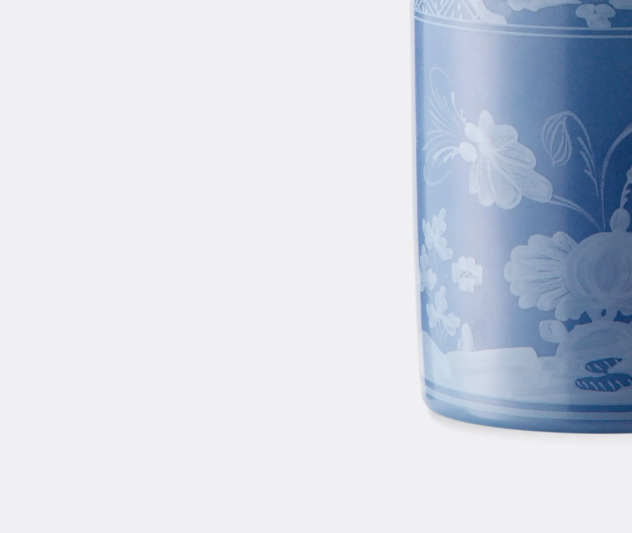 Scented Candle with Holder - Periwinkle, Porcelain