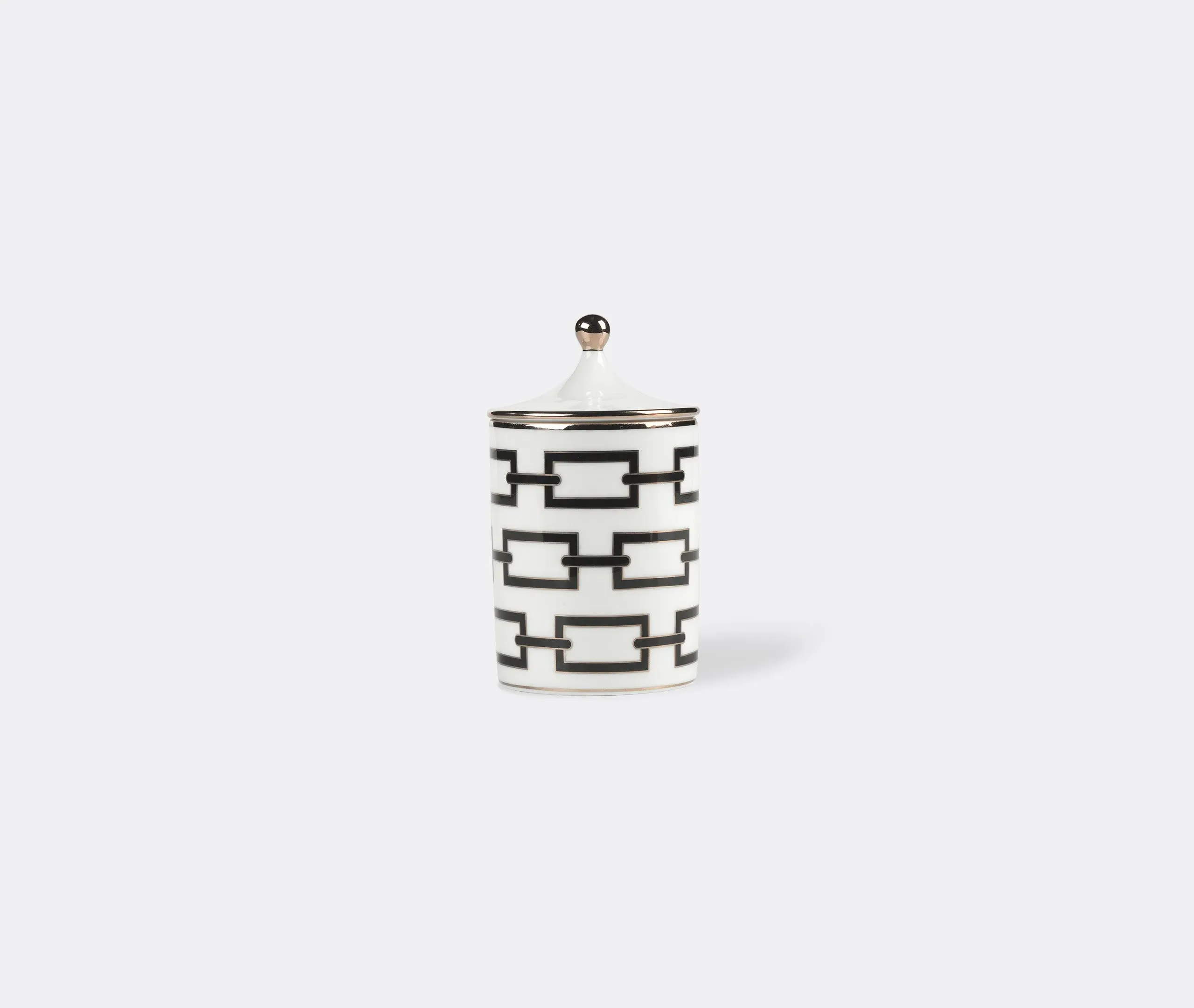 Scented Candle with Porcelain Vessel - Black image