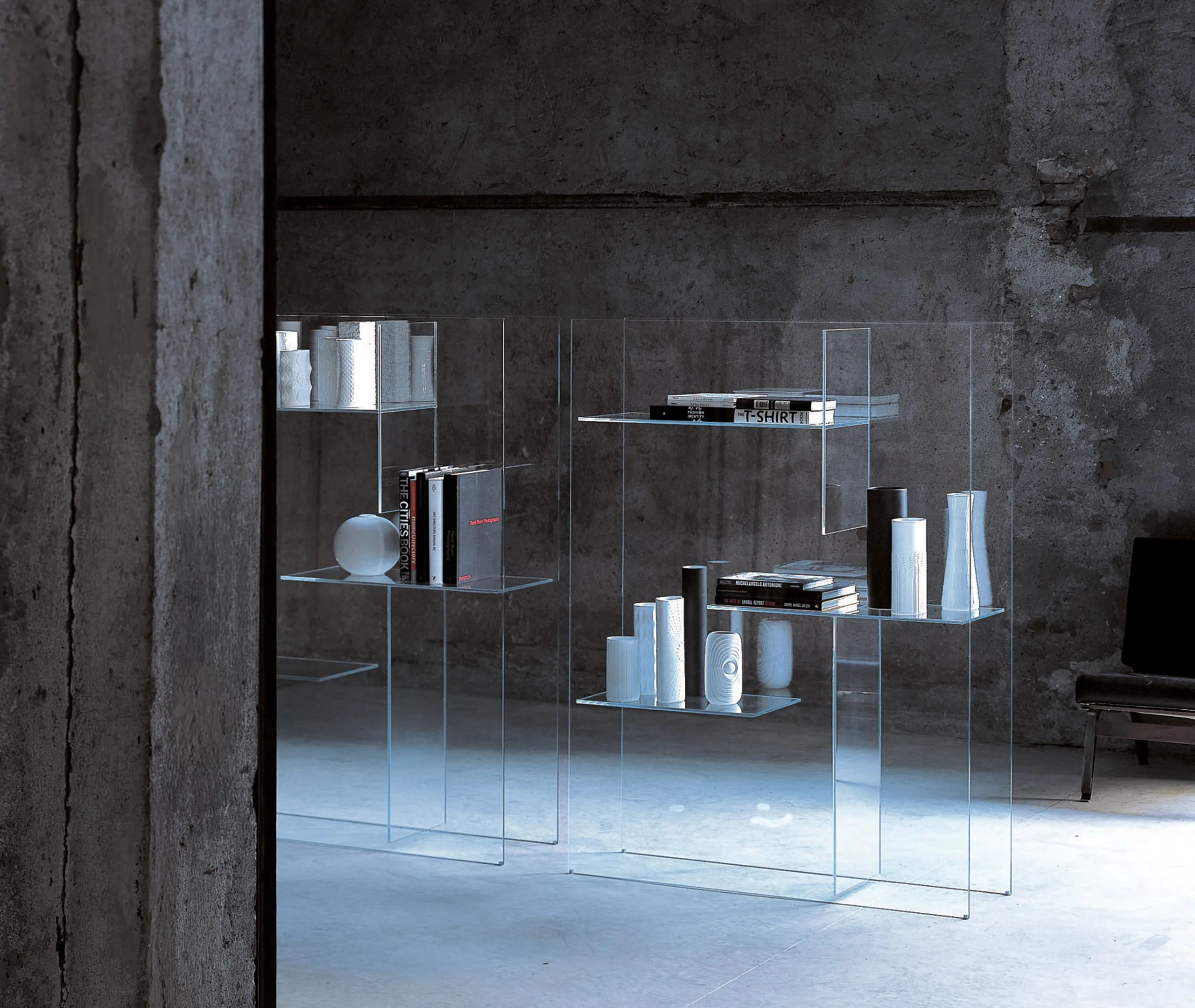 Display Storage Unit - Transparent Glass