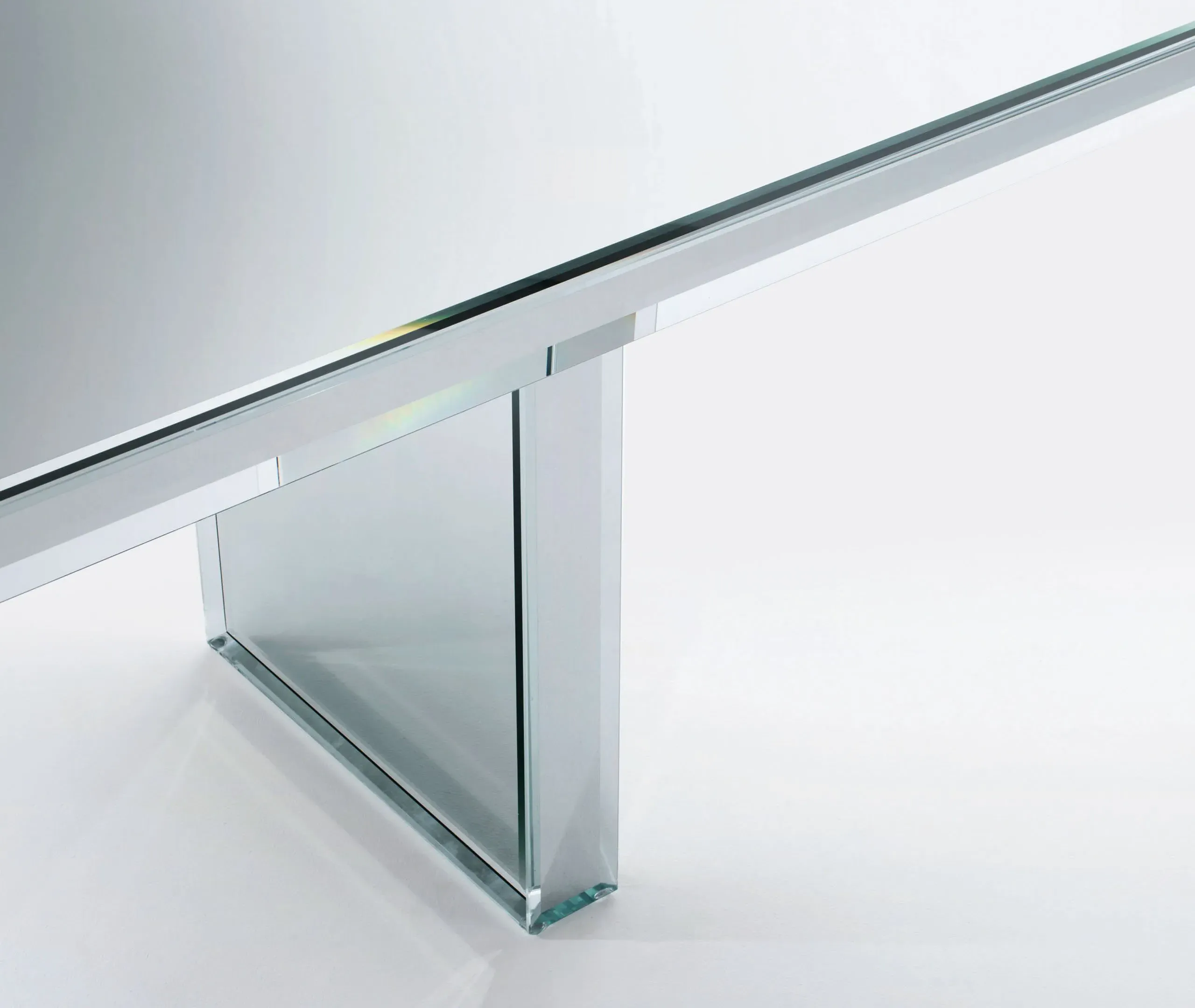 Prism Mirror Table - Mirror, Glass