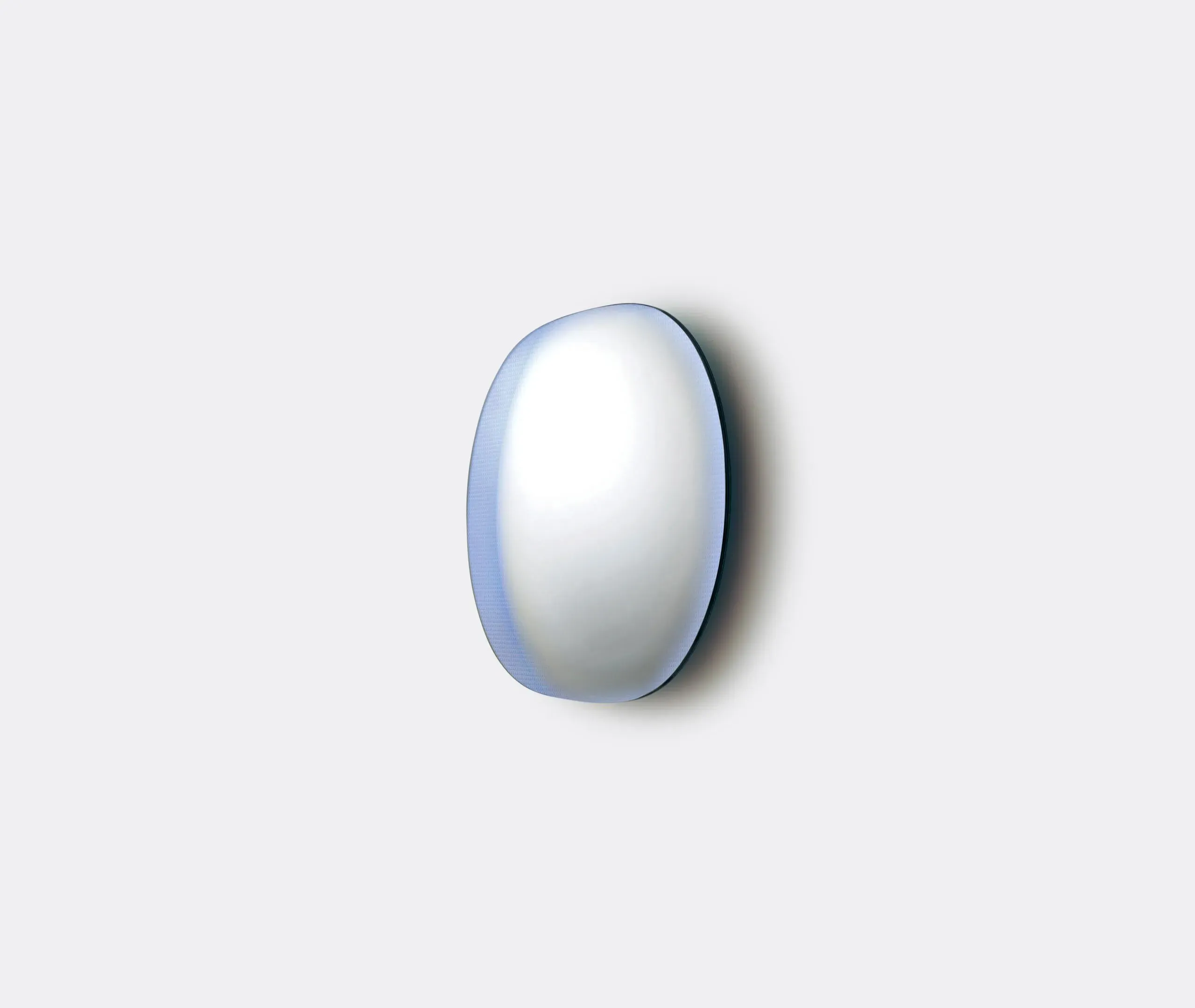 Round Mirror with Bichromatic Design - Iridescent image