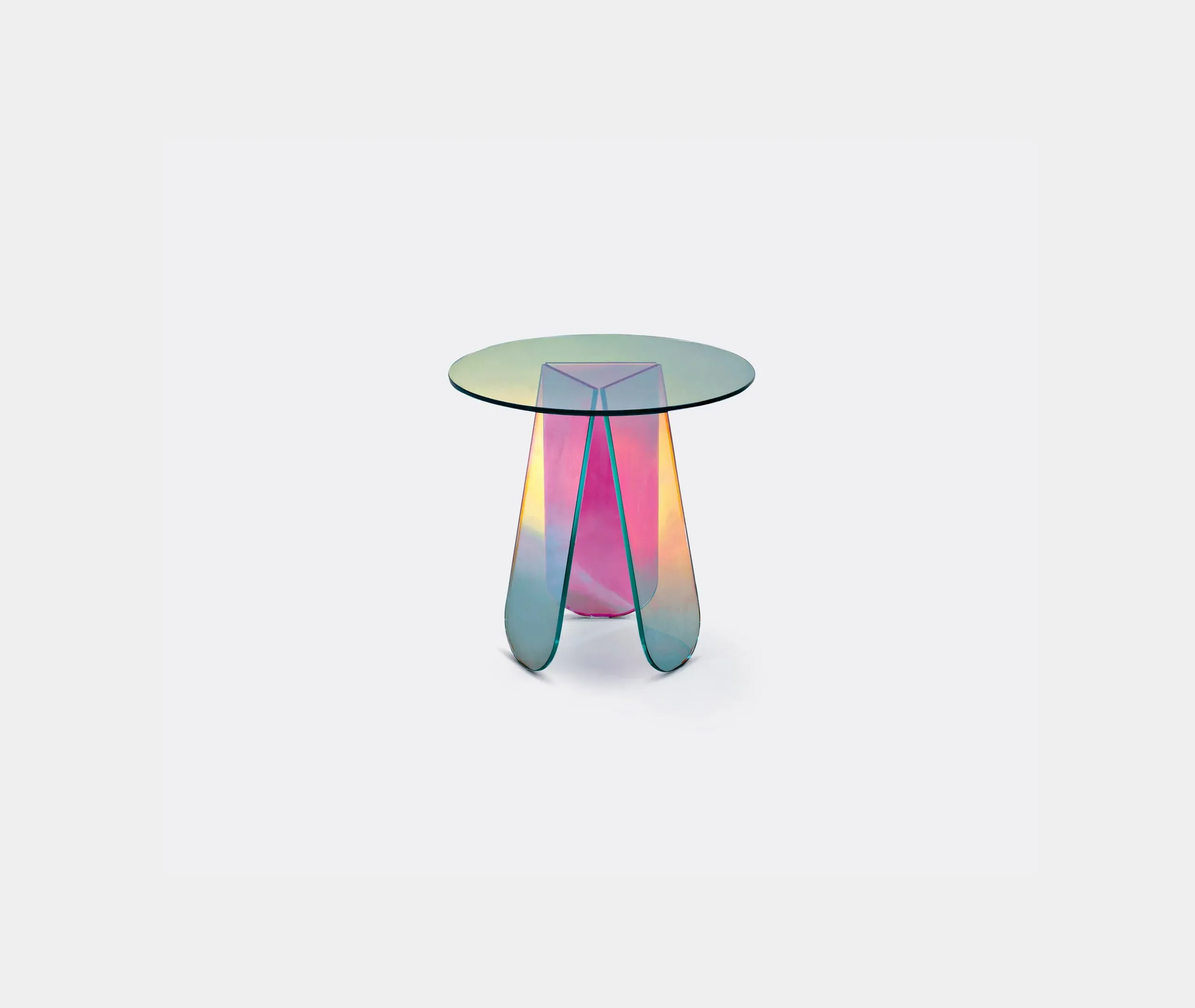 Shimmer 1 Console Table - Iridescent, Glass image