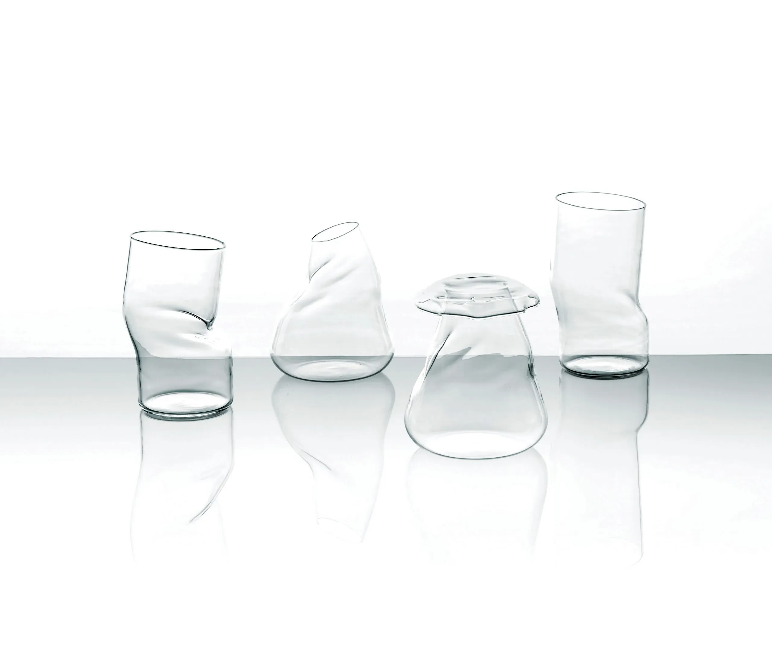 Transformer 1 Vase - Transparent, Borosilicate Glass
