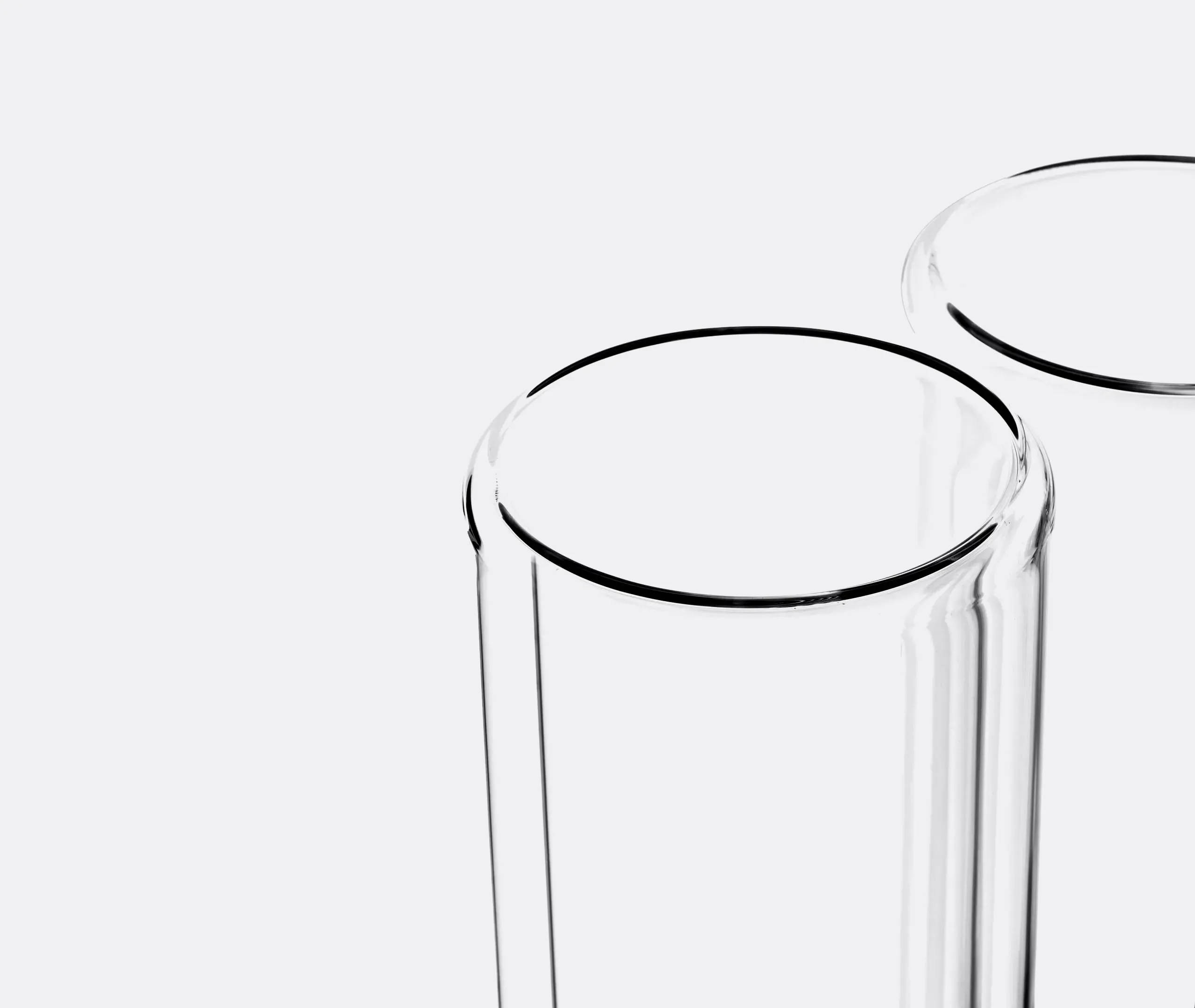 Tutube 1 Vase - Transparent, Borosilicate Glass