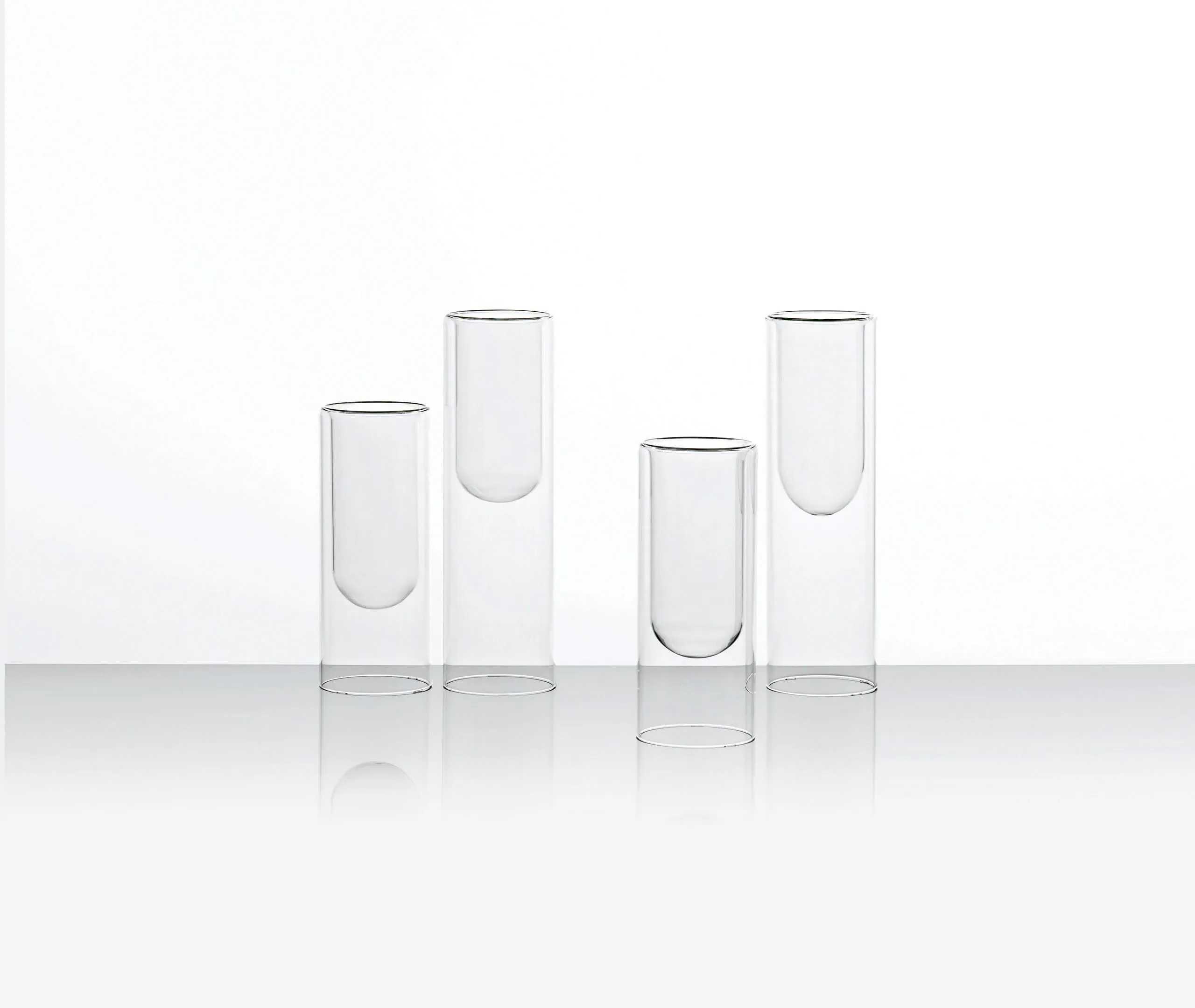 Tutube 1 Vase - Transparent, Borosilicate Glass