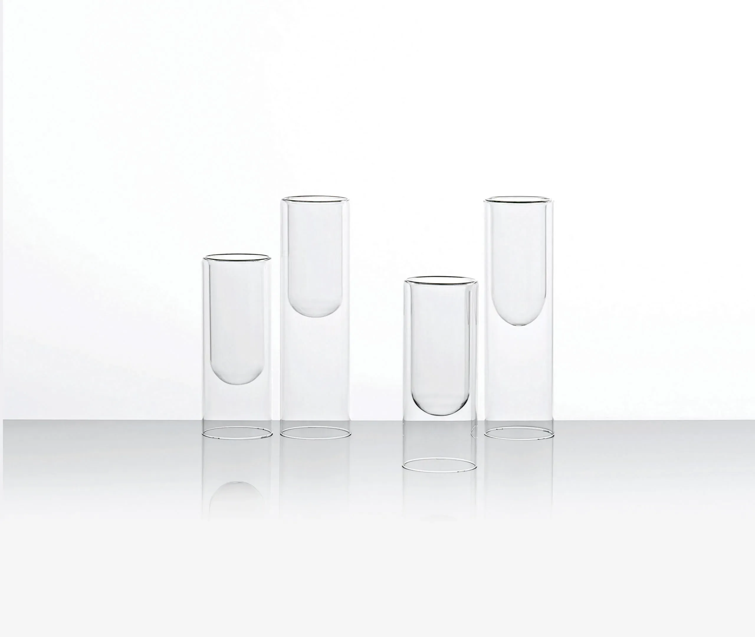 Tutube 1 Vase - Transparent, Glass