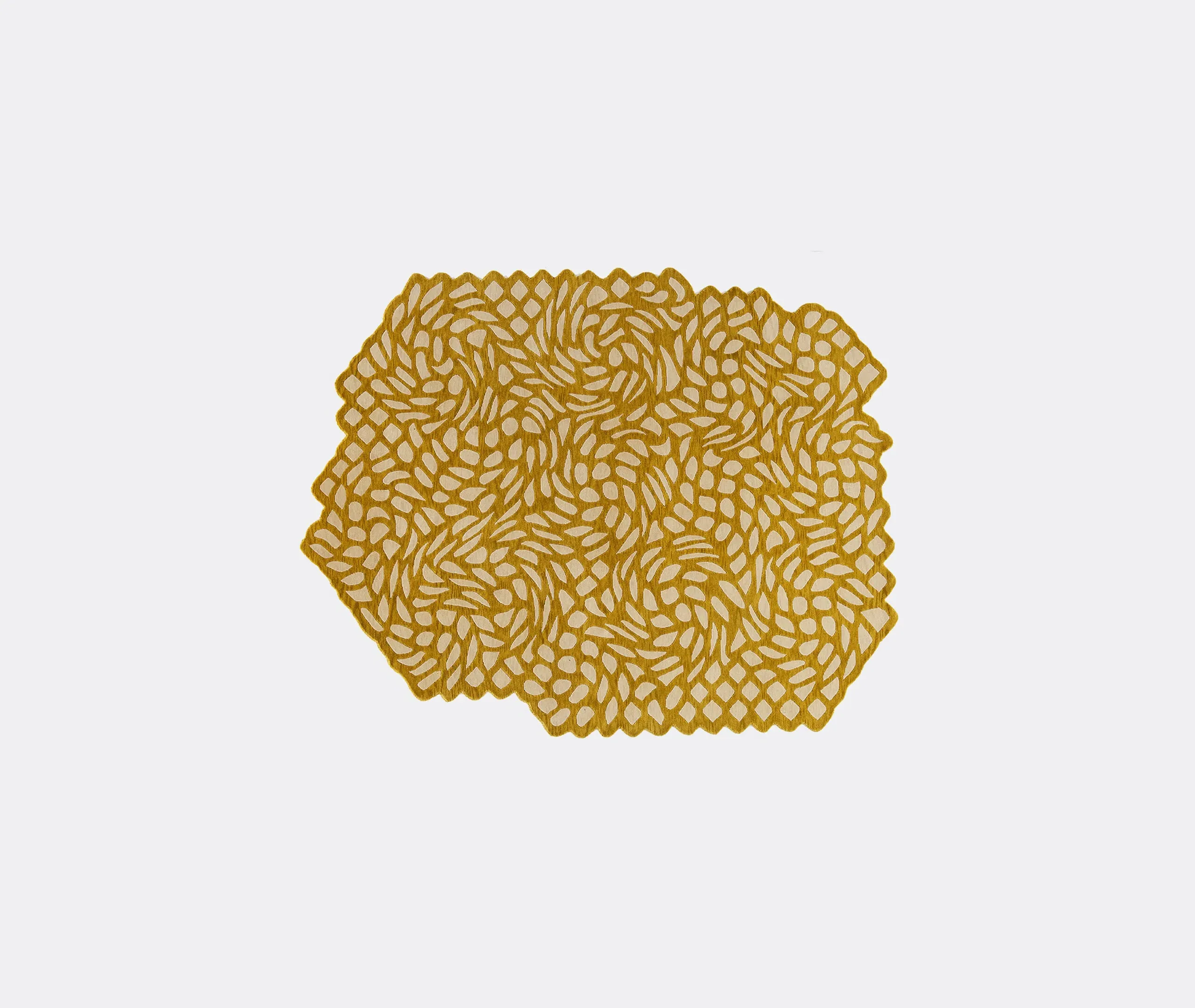 June Free Shape Free-Form Rug - Yellow product
