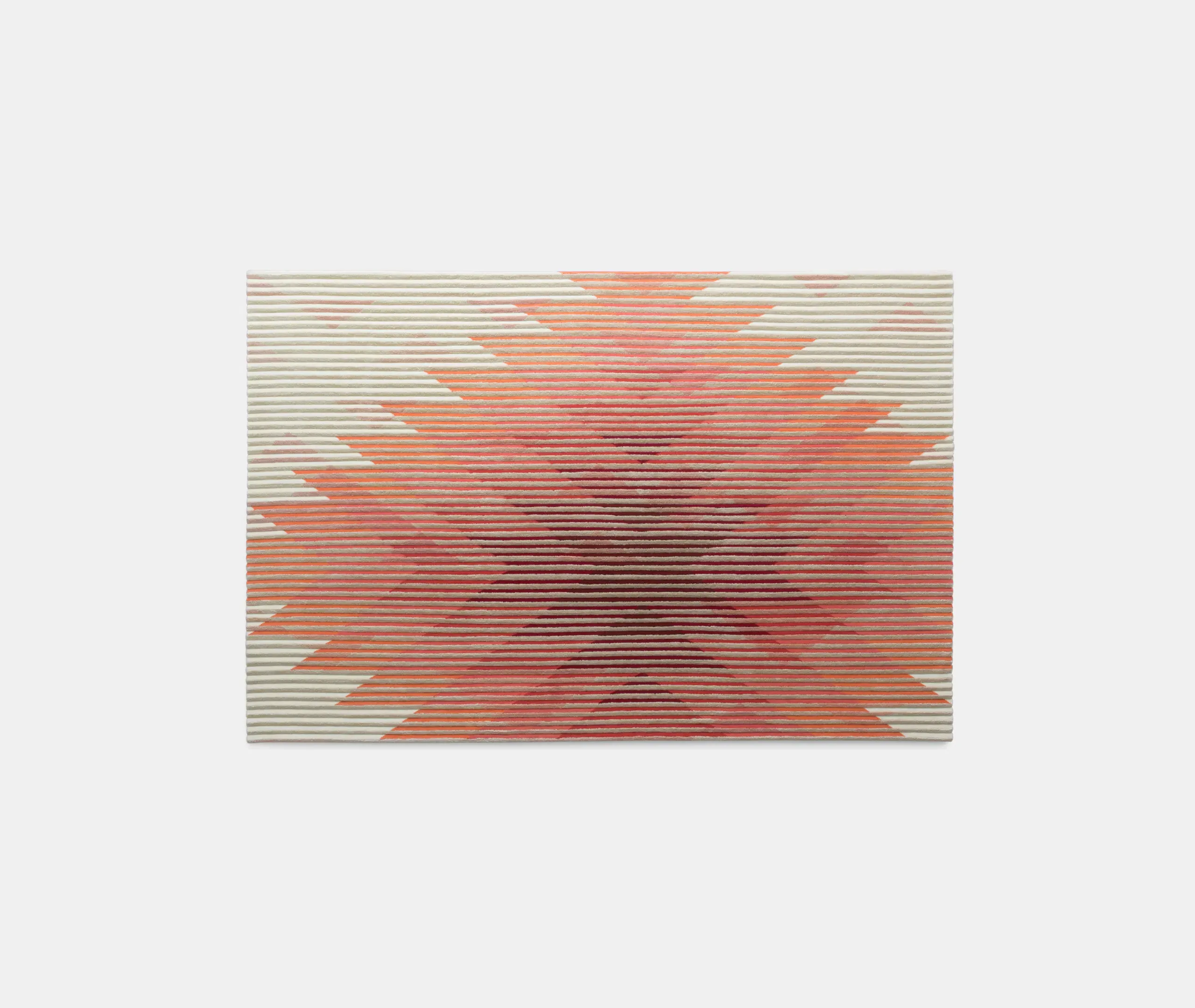 Lake Hand-Knotted Rug - Red, Wool & Bamboo Silk product