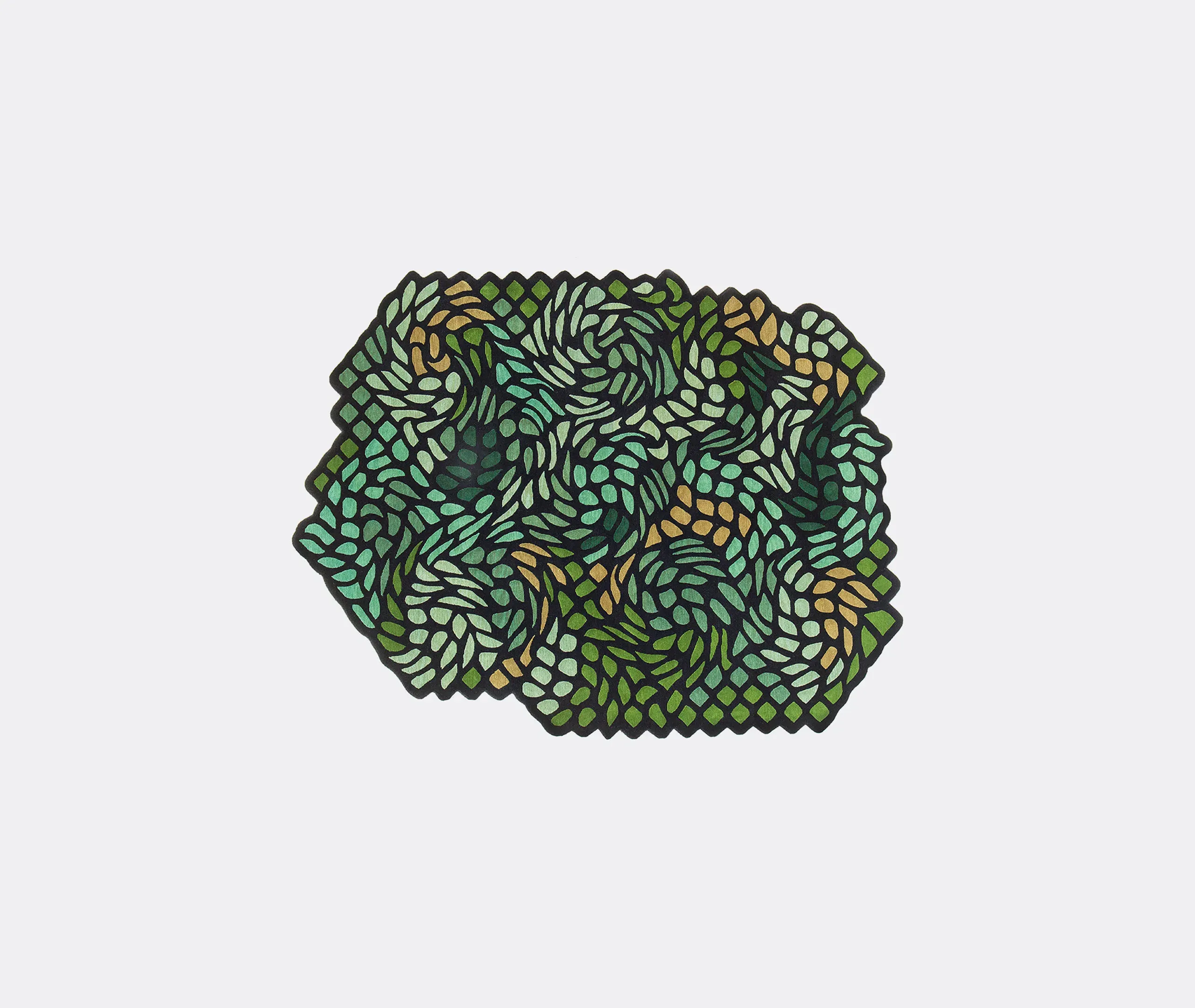 March Free Shape Rug - Green product