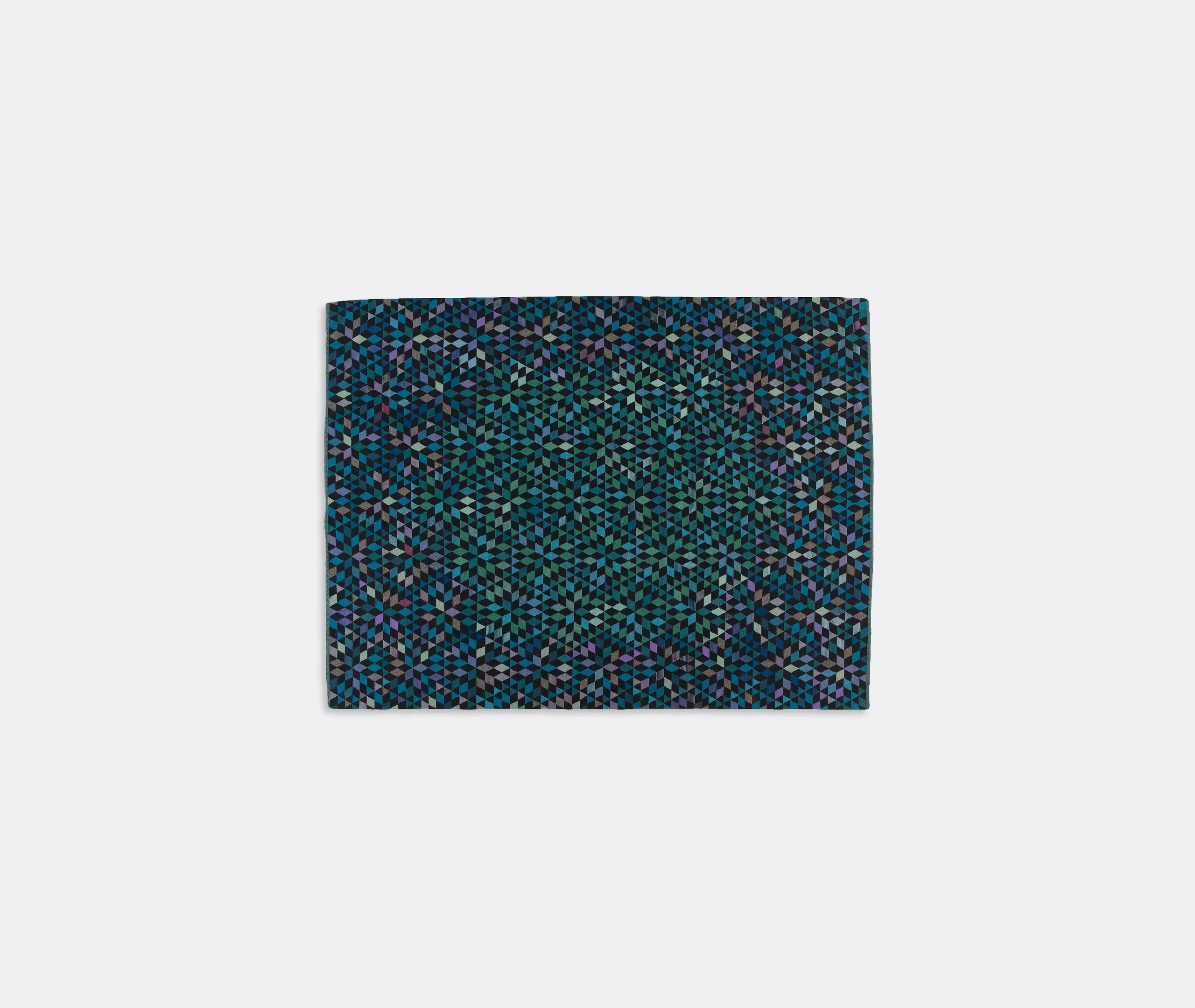 Medium Carpet Diamond Medallion - Blue Green, Wool