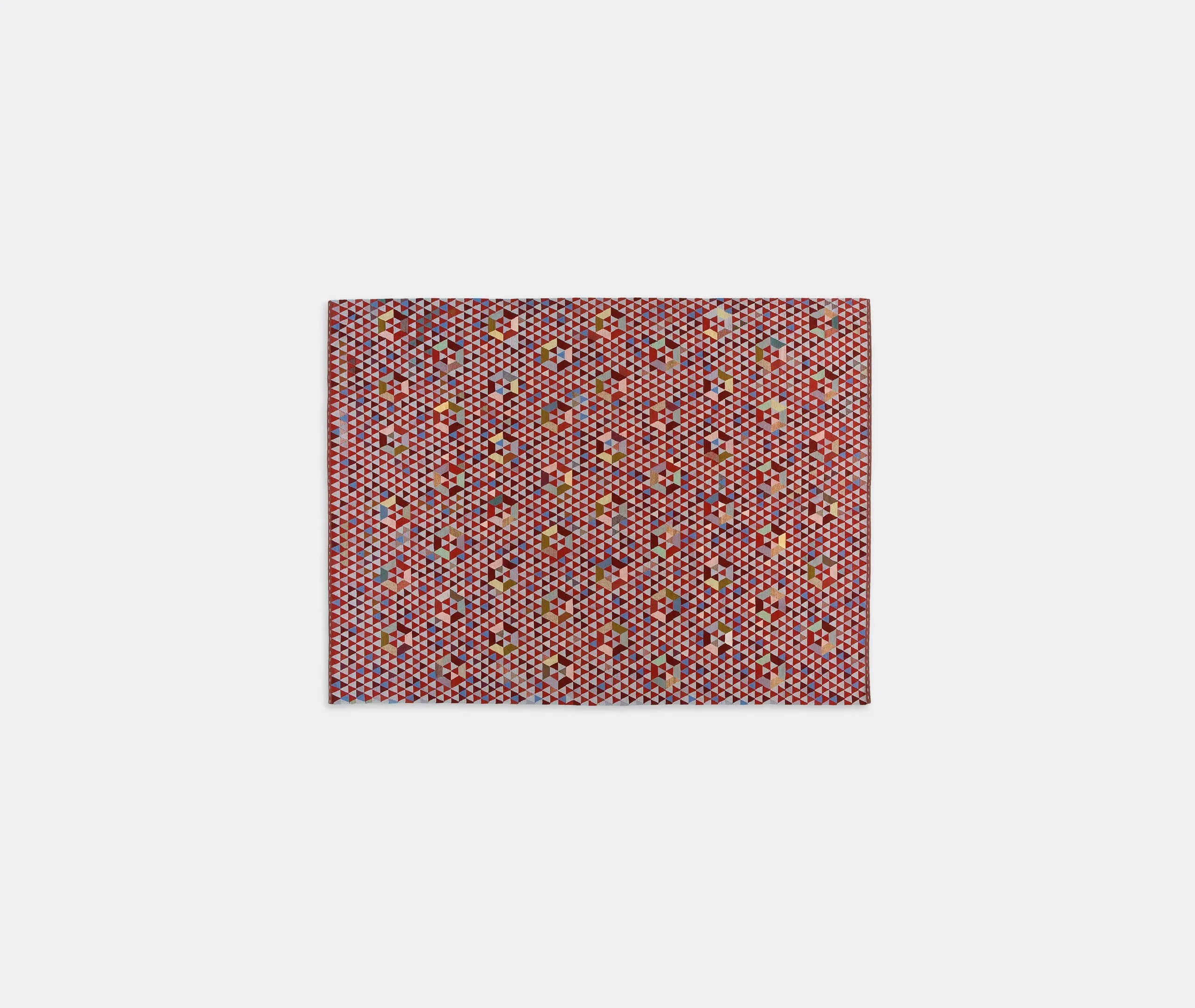 Medium Trianglehex Carpet - Sweet Pink, Wool image