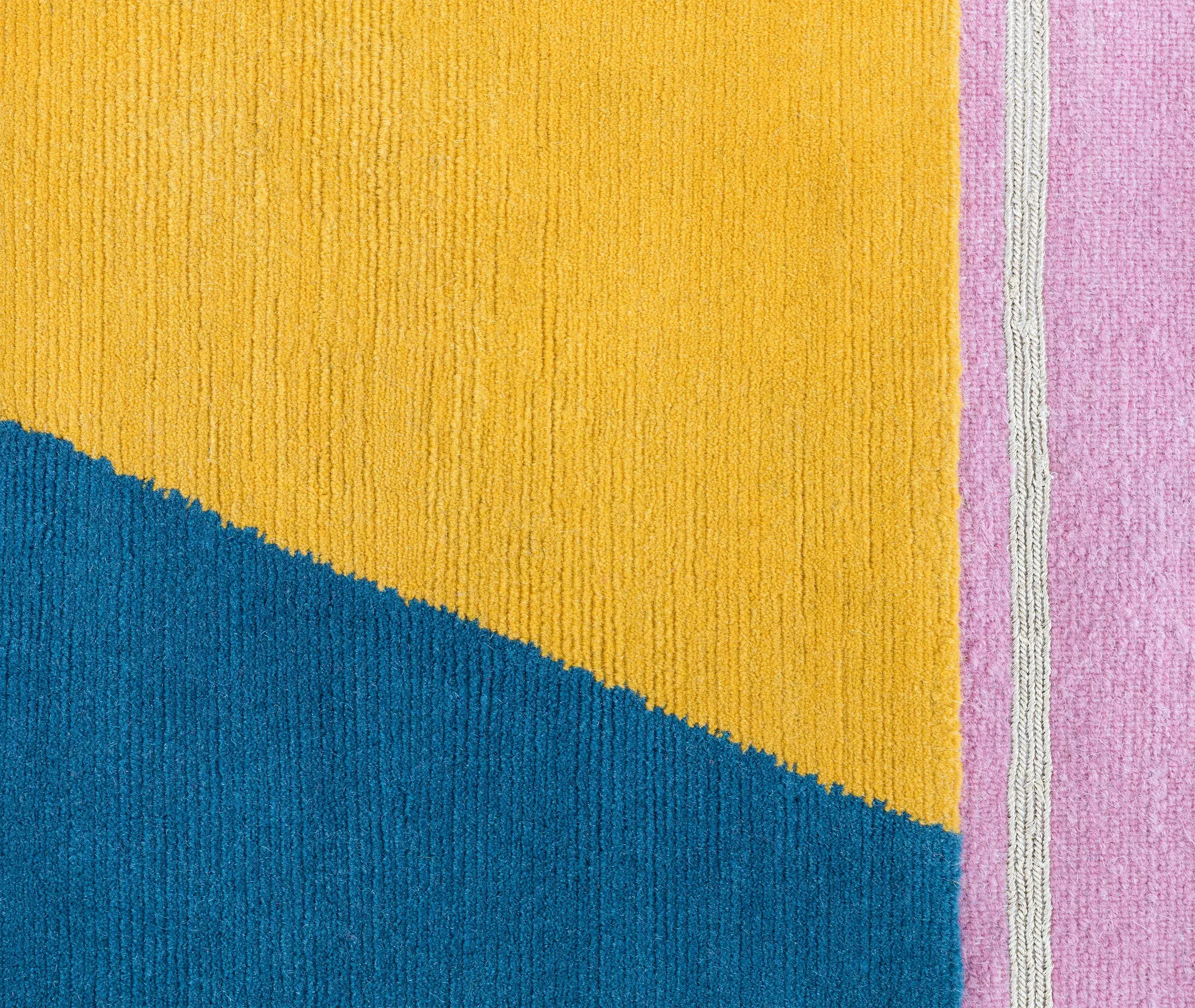 Paralleli B1 Rug - Various, Wool & Silk alternate view
