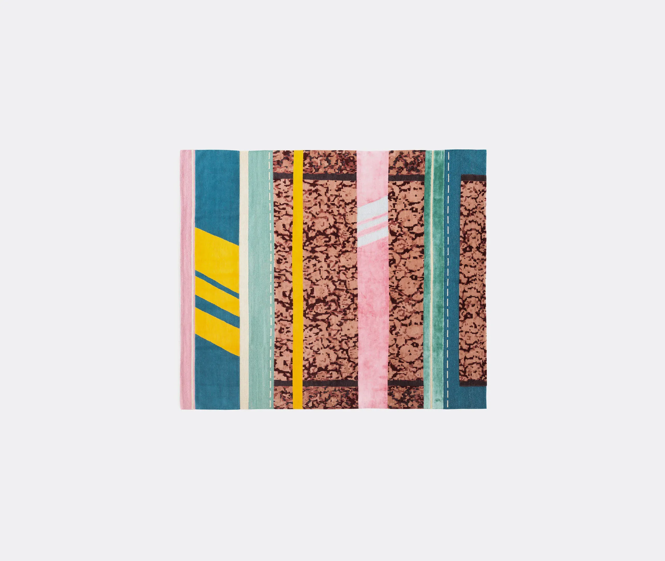 Paralleli B1 Rug - Various, Wool & Silk product