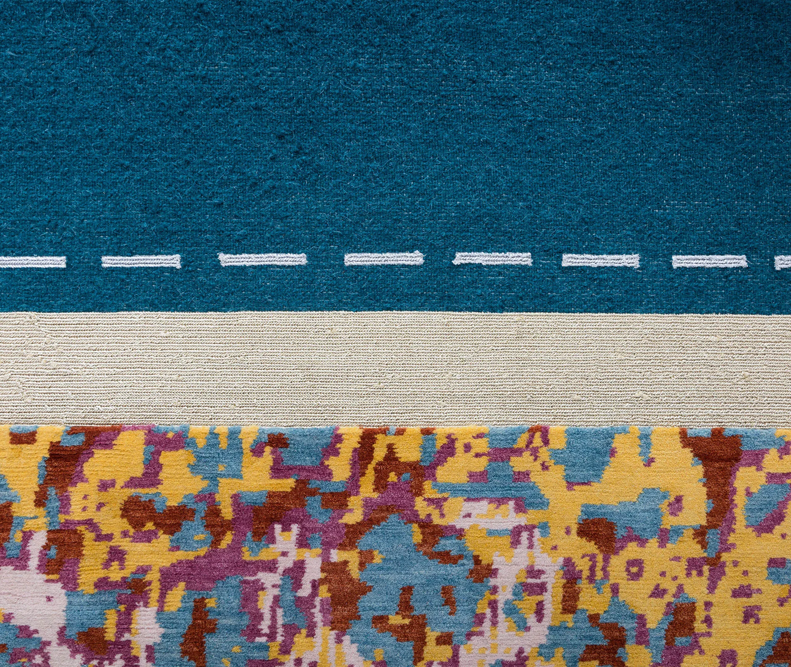 Paralleli B3 Rug - Various, Wool & Silk alternate view