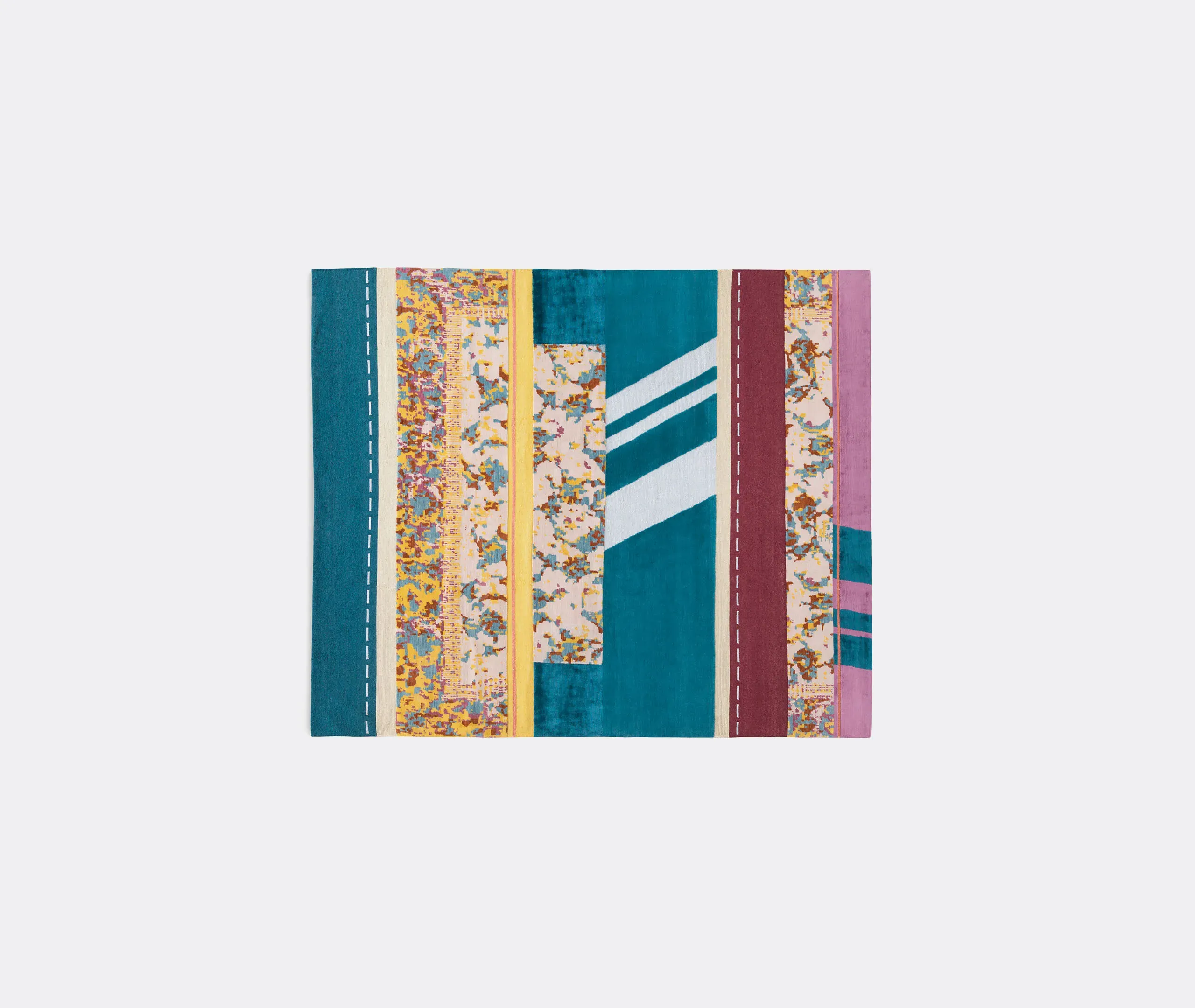 Paralleli B3 Rug - Various, Wool & Silk product