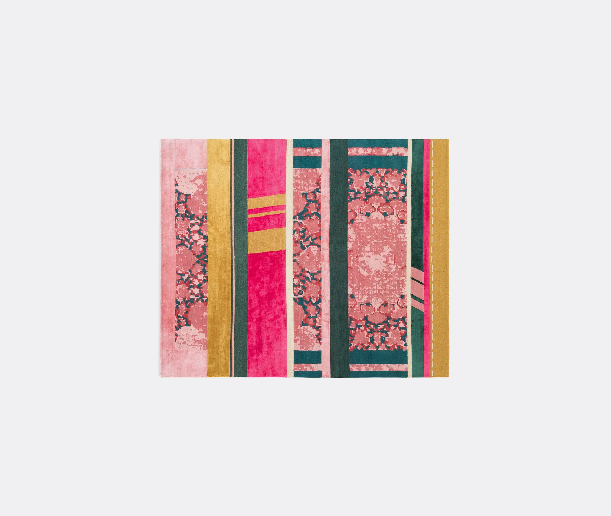 Paralleli B4 Rug - Various, Wool & Silk product