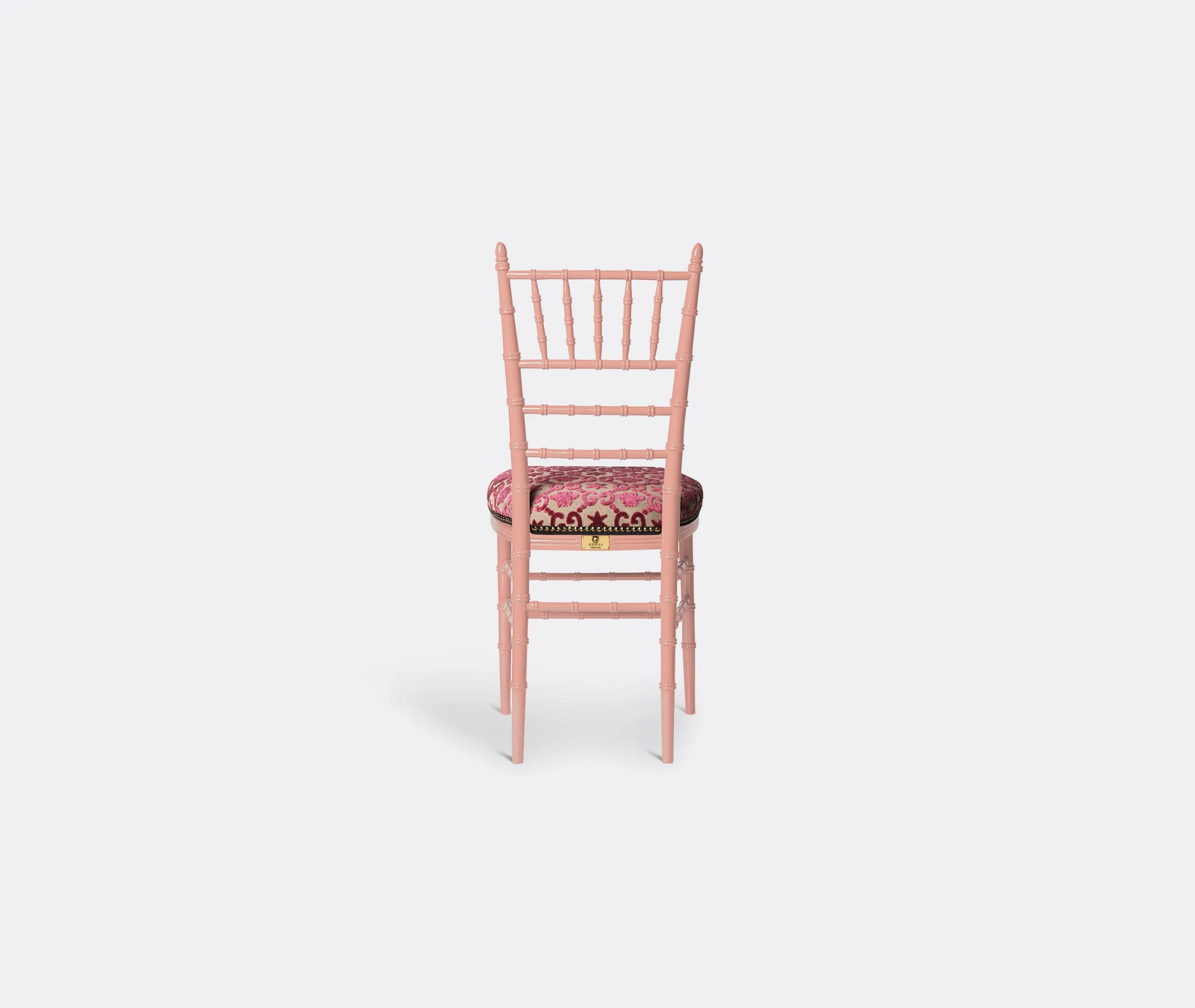Accent Chair with Upholstery - Pink, Beech Wood