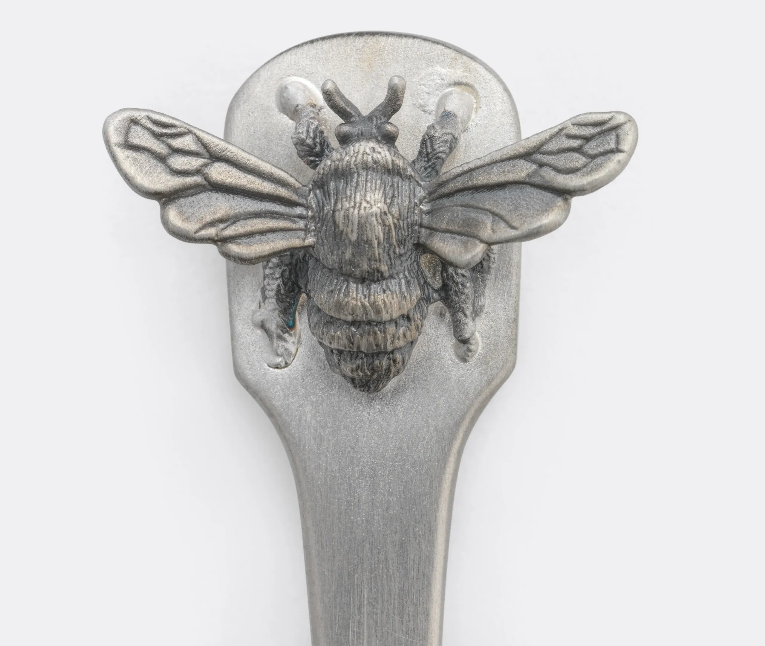'Bee' Coffee Spoon Set of Two - Silver, Alpaca Metal alternate view