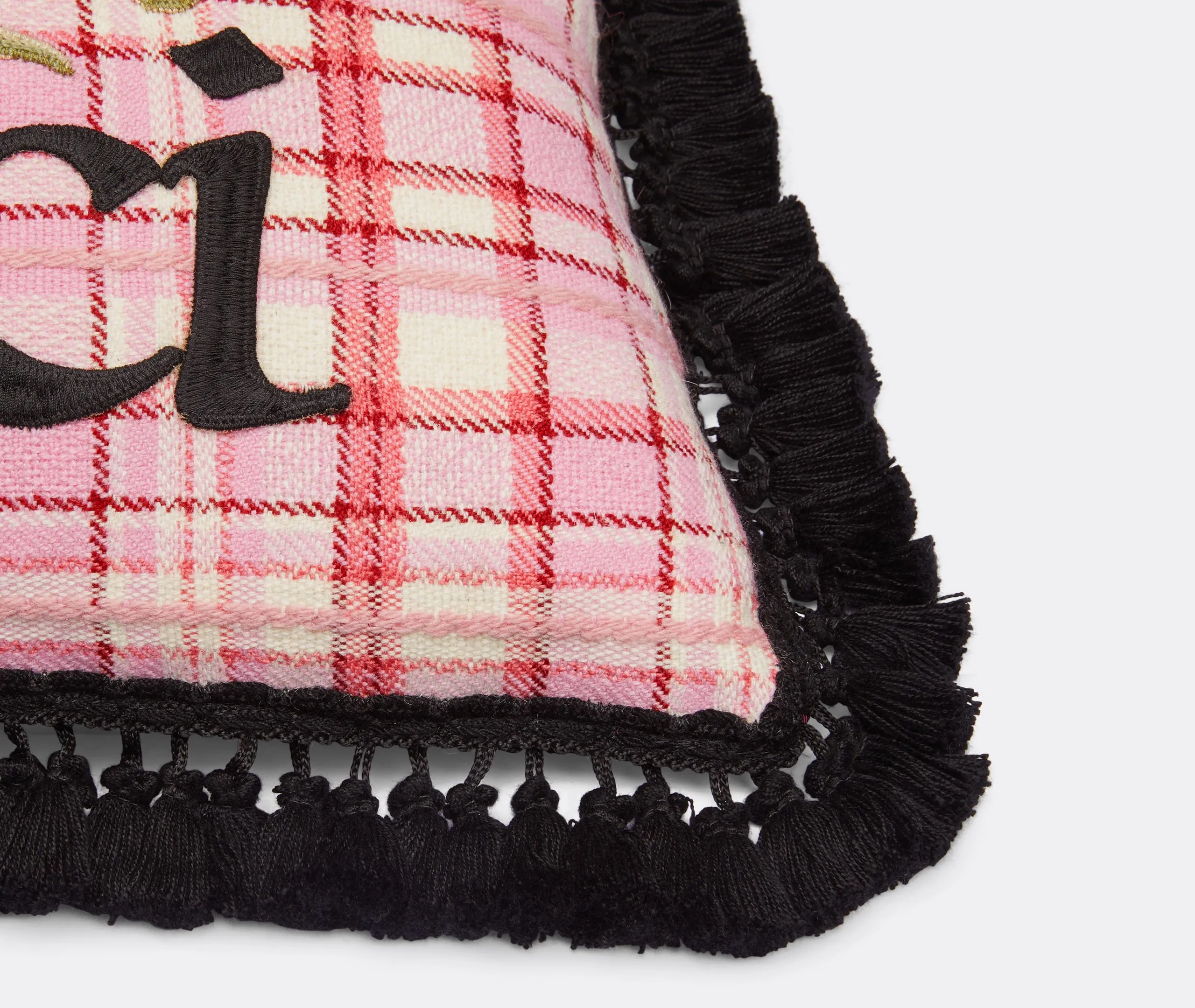 Bouquet Cushion with Tassel Trim - Multicolor