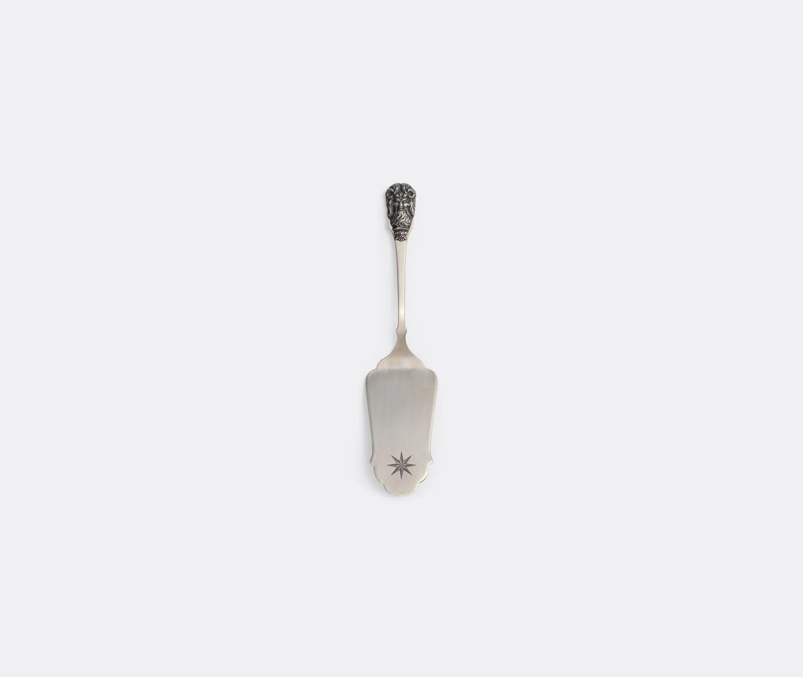 Cake Server with Engraved Handle - Silver, Metal image