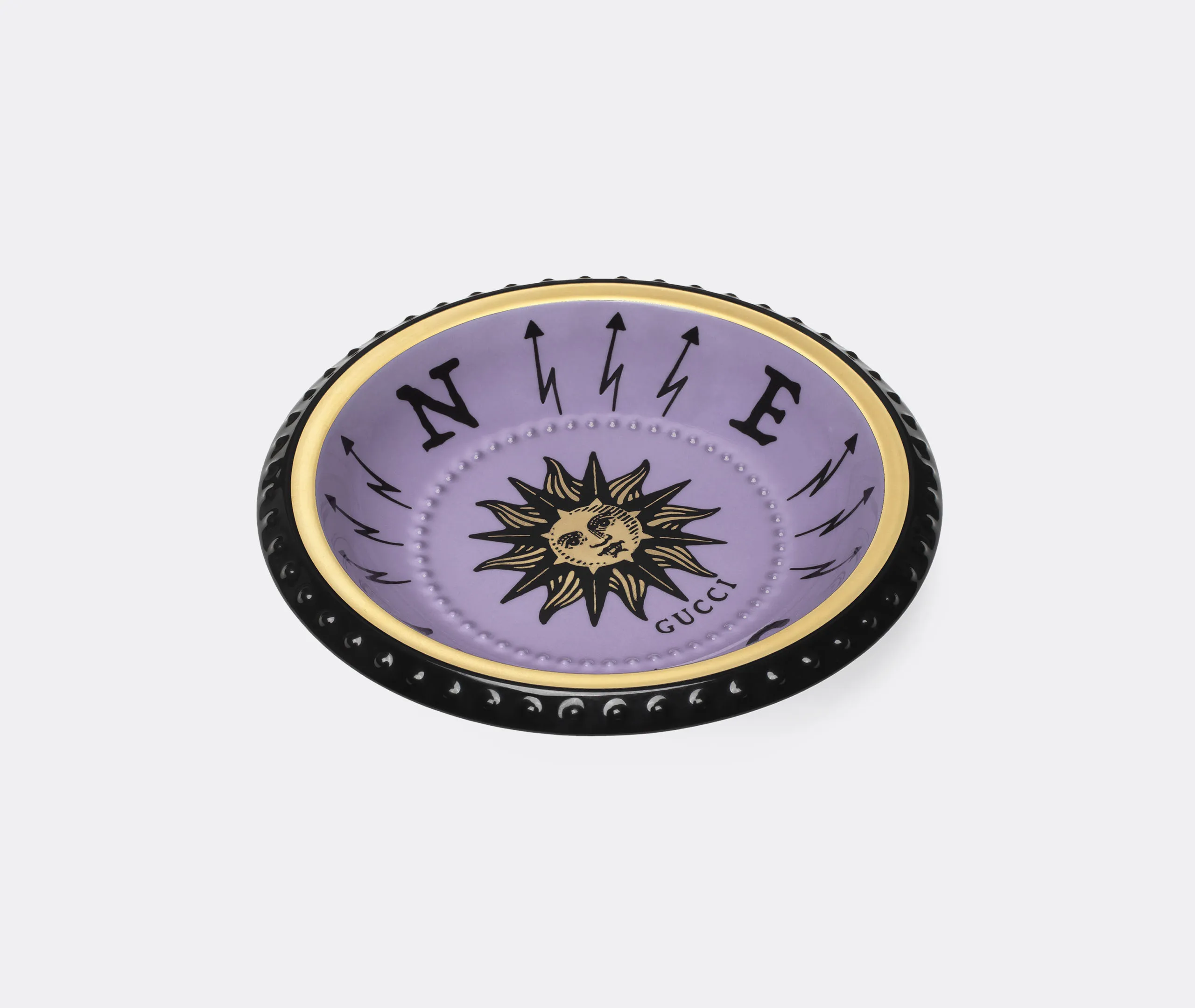 Compass Trinket Tray - Dark Pink