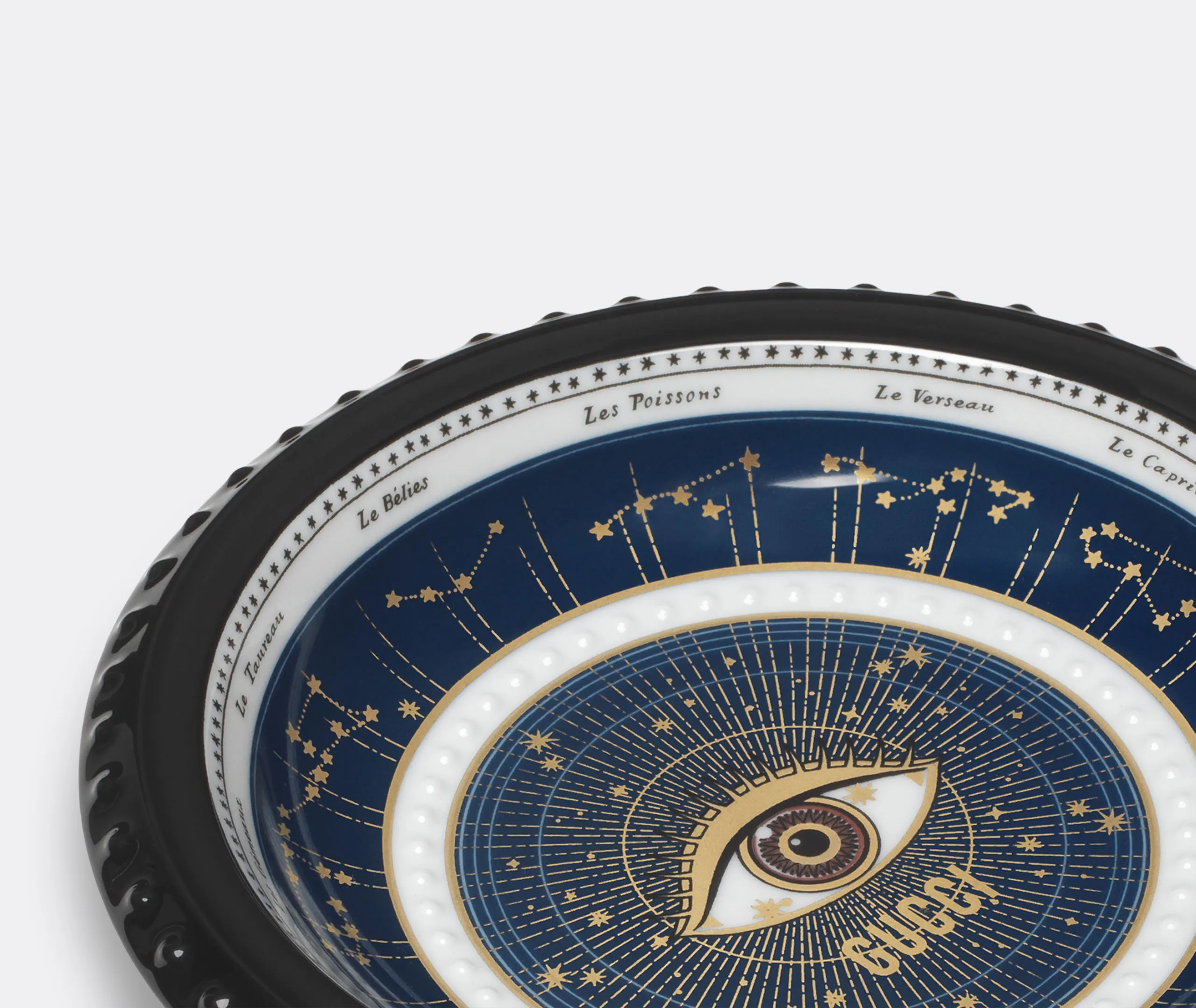 Gucci Zodiac Map Trinket Tray - Black, Porcelain alternate view