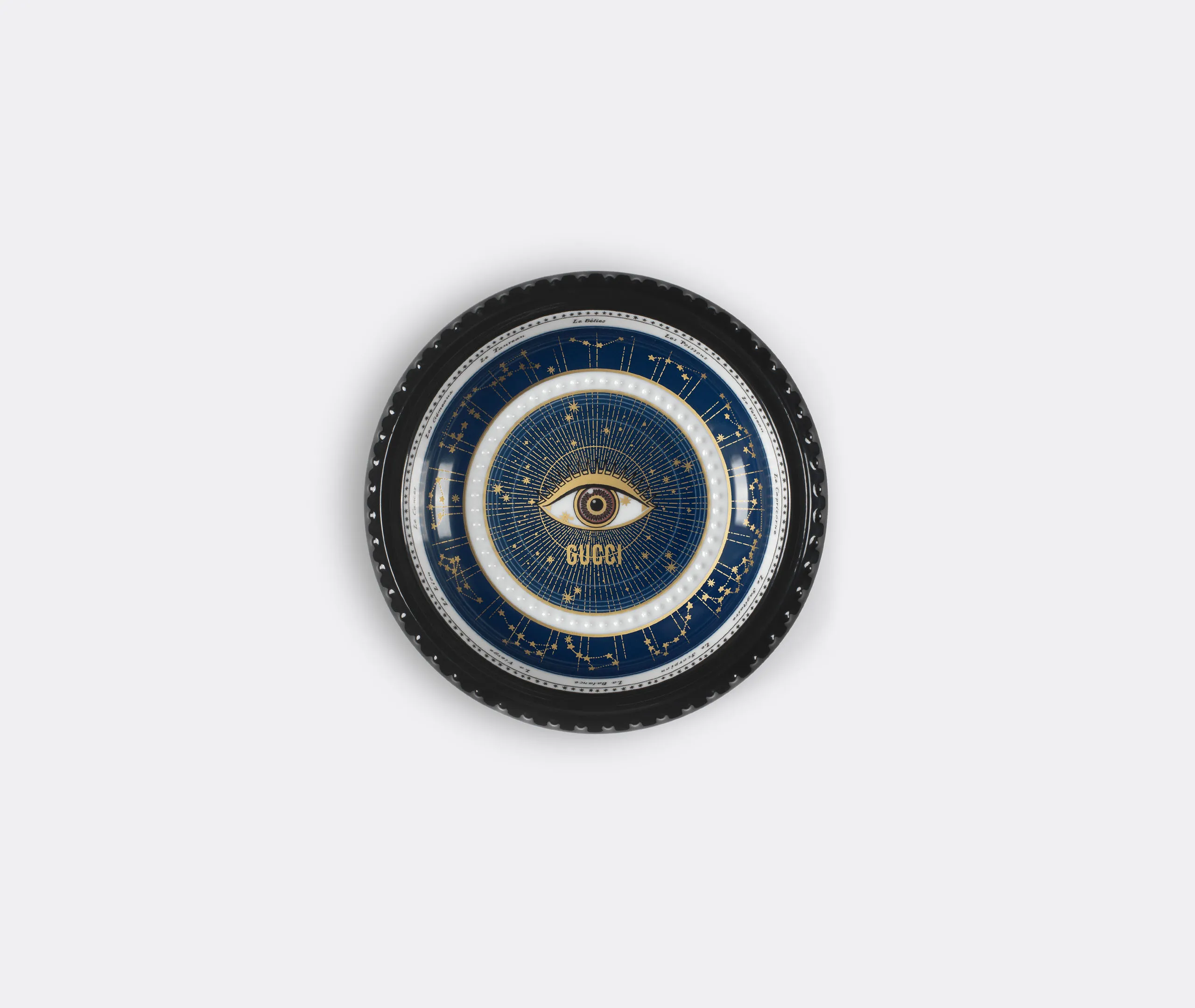 Gucci Zodiac Map Trinket Tray - Black, Porcelain product