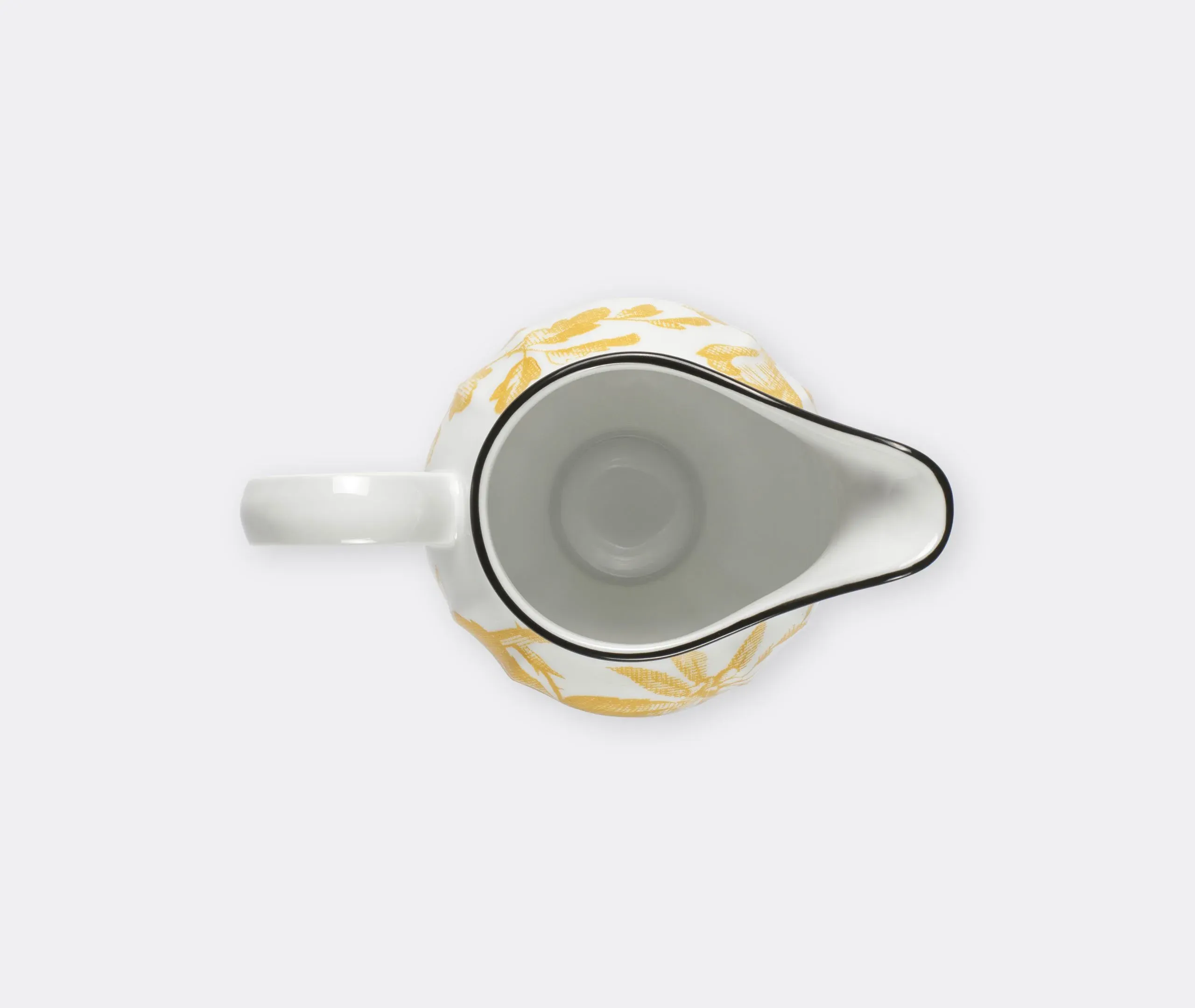 Herbarium Milk Jug - Yellow, Porcelain