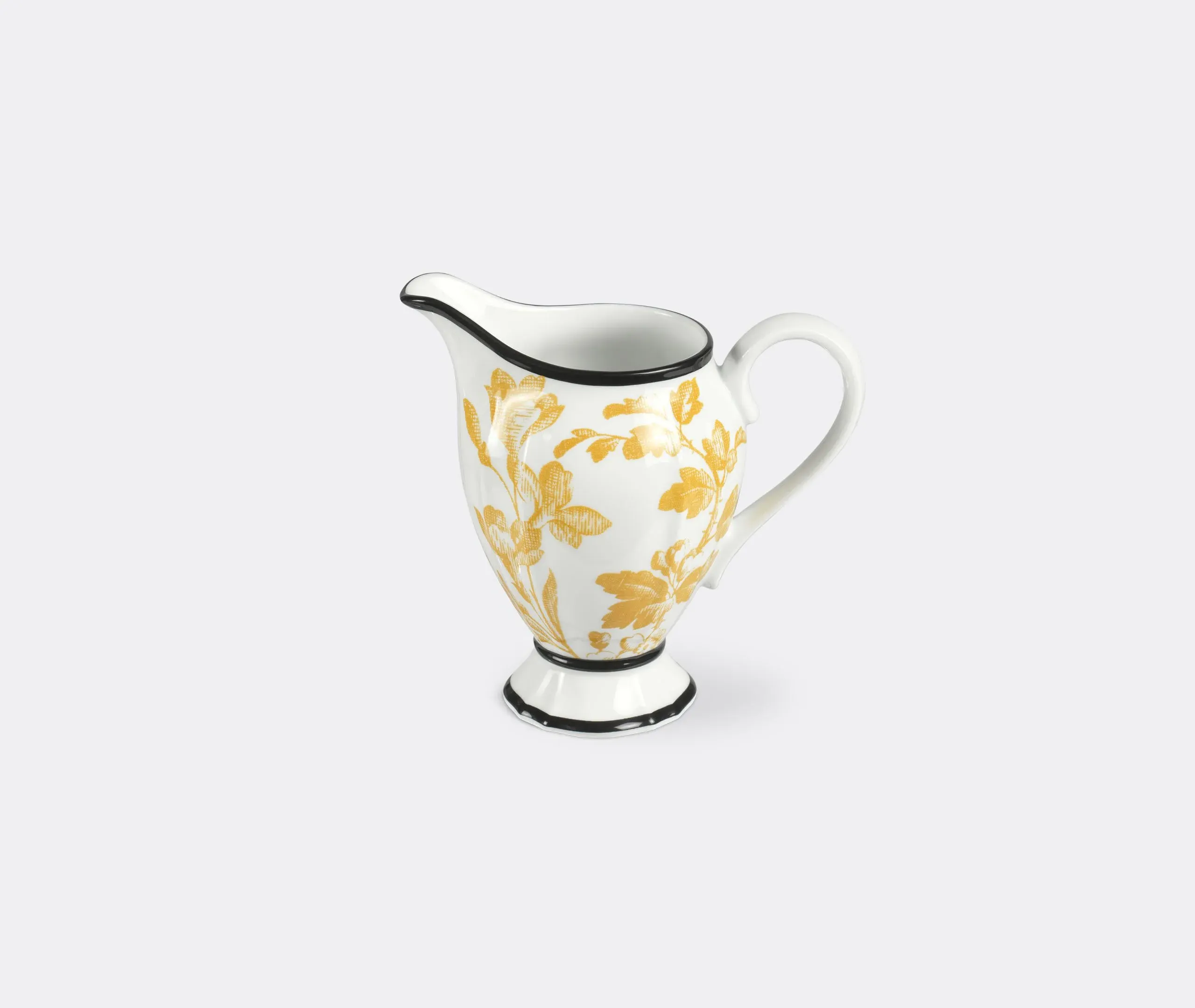 Herbarium Milk Jug - Yellow, Porcelain